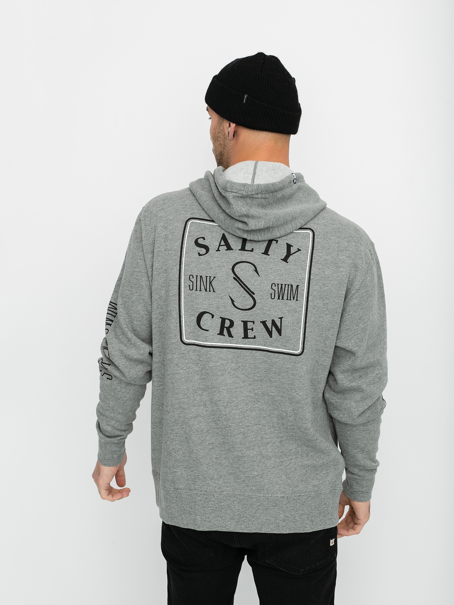 Bluza z kapturem Salty Crew Squared Up ZHD (gunmetal heather)