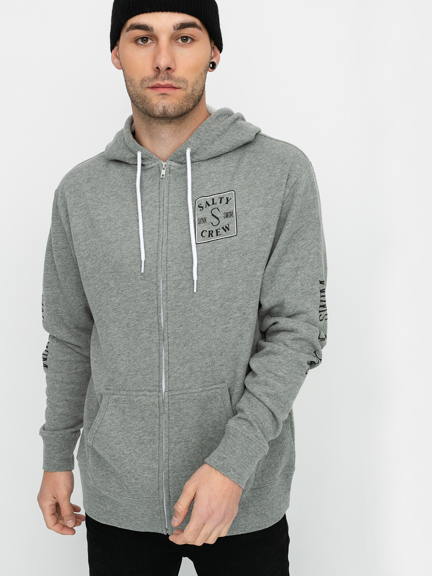 Bluza z kapturem Salty Crew Squared Up ZHD (gunmetal heather)
