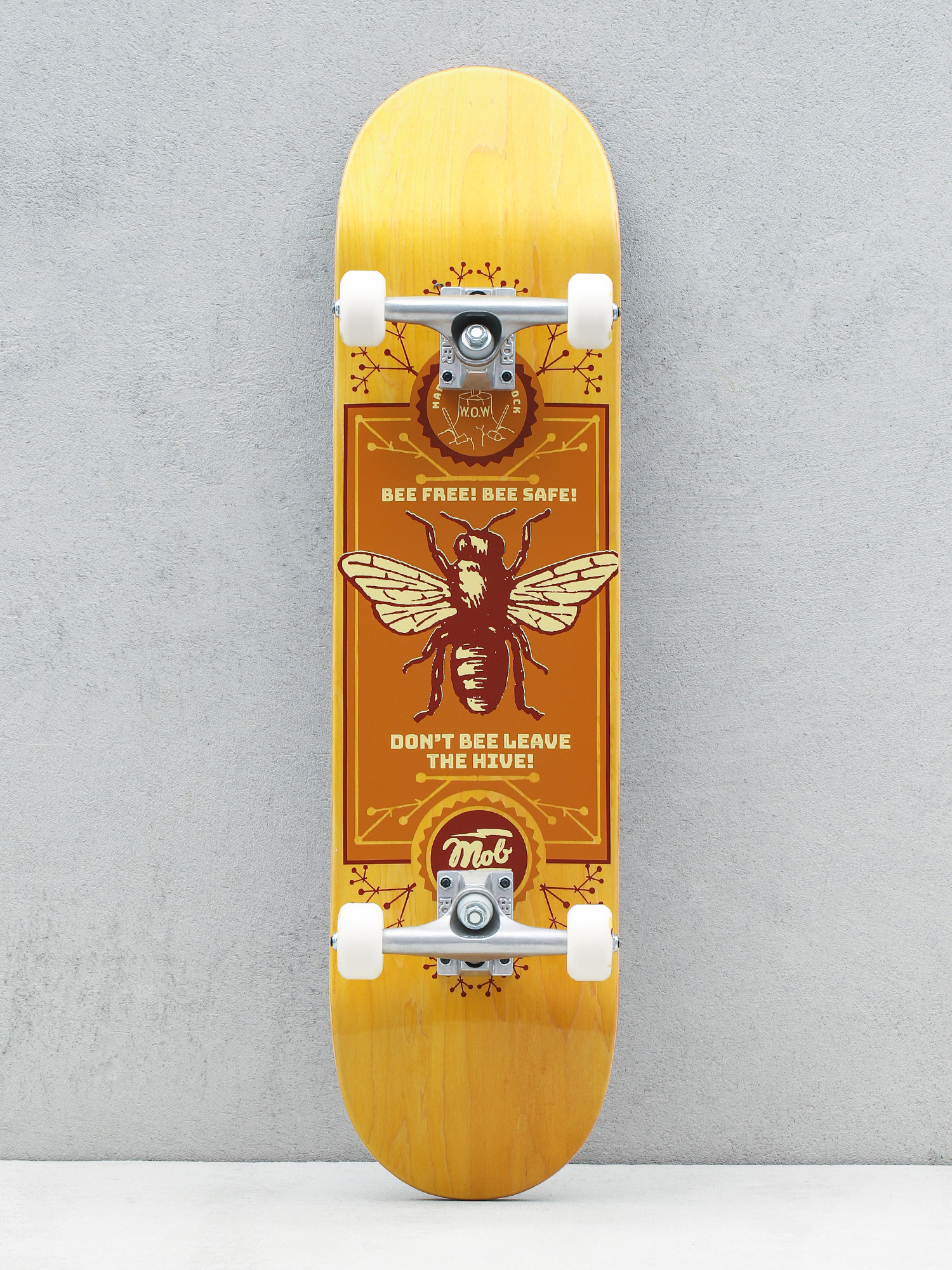 Deskorolka Mob Skateboards Bee (yellow)