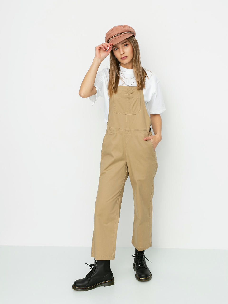 Spodnie Element Good Dayz Overall Wmn (desert khaki)