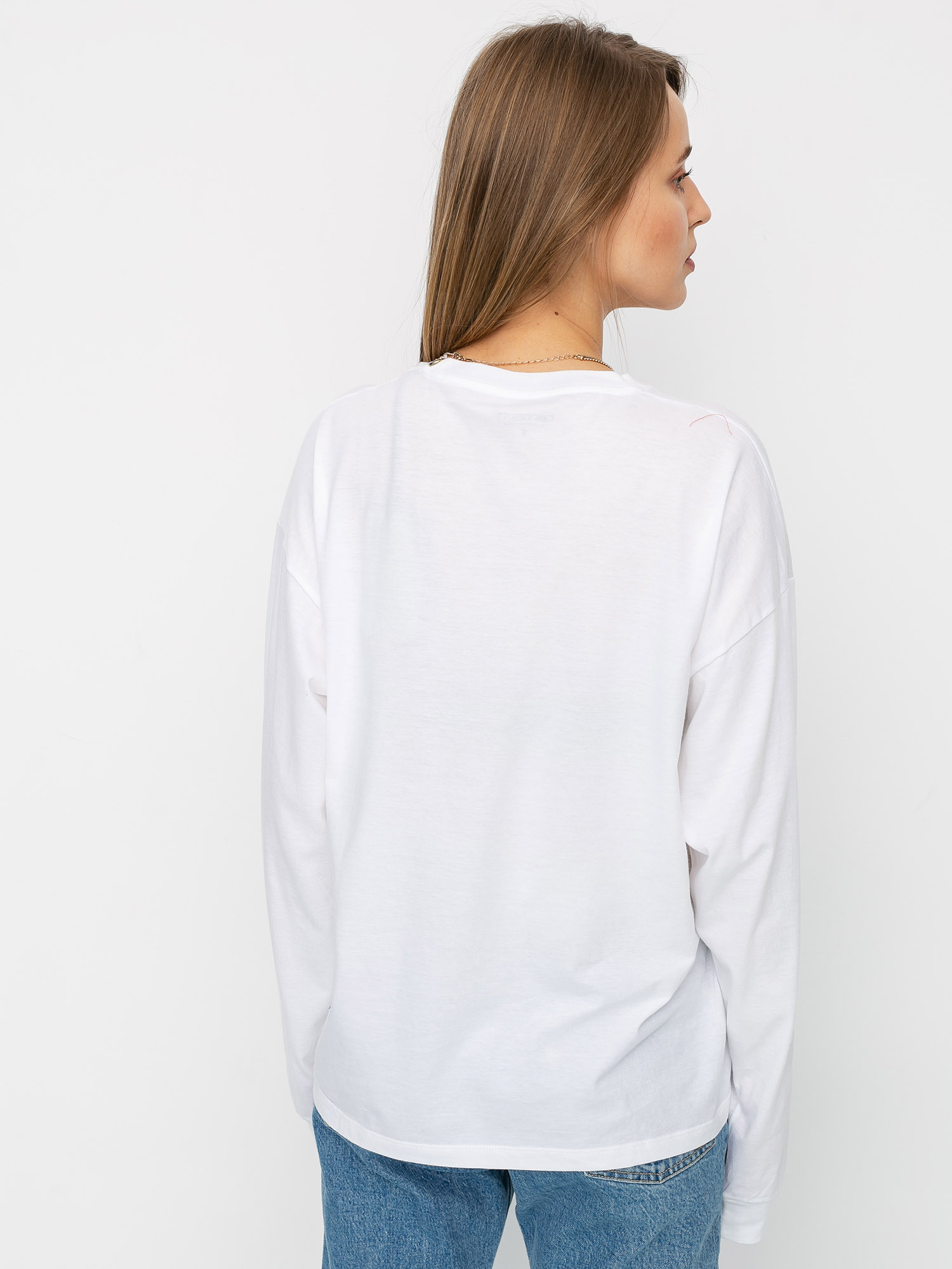 Longsleeve Carhartt WIP Script Embroidery Wmn (white/black)