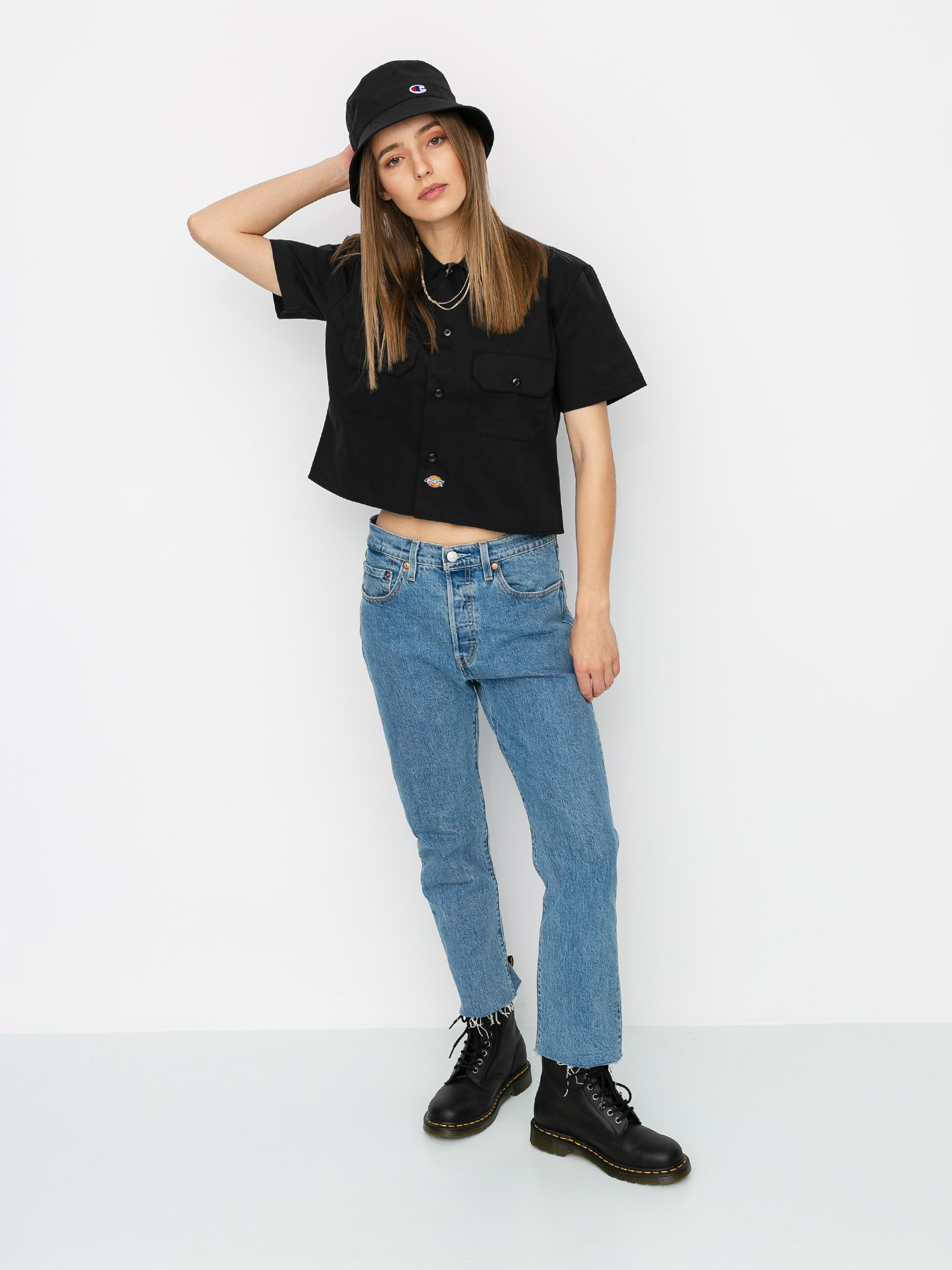 Koszula Dickies Silver Grove Wmn (black)