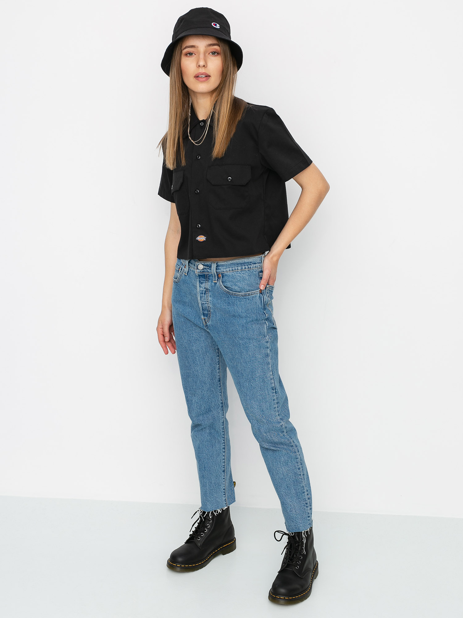 Koszula Dickies Silver Grove Wmn (black)