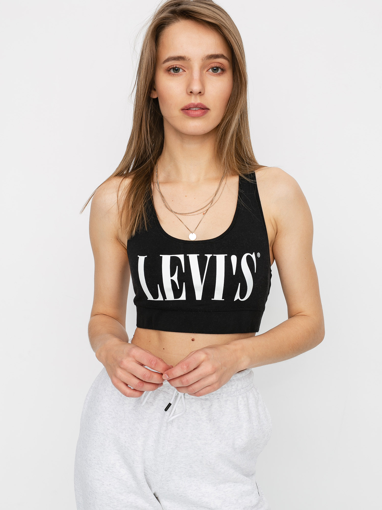 Stanik Levi's® Logo Sprots Bra Wmn (black)