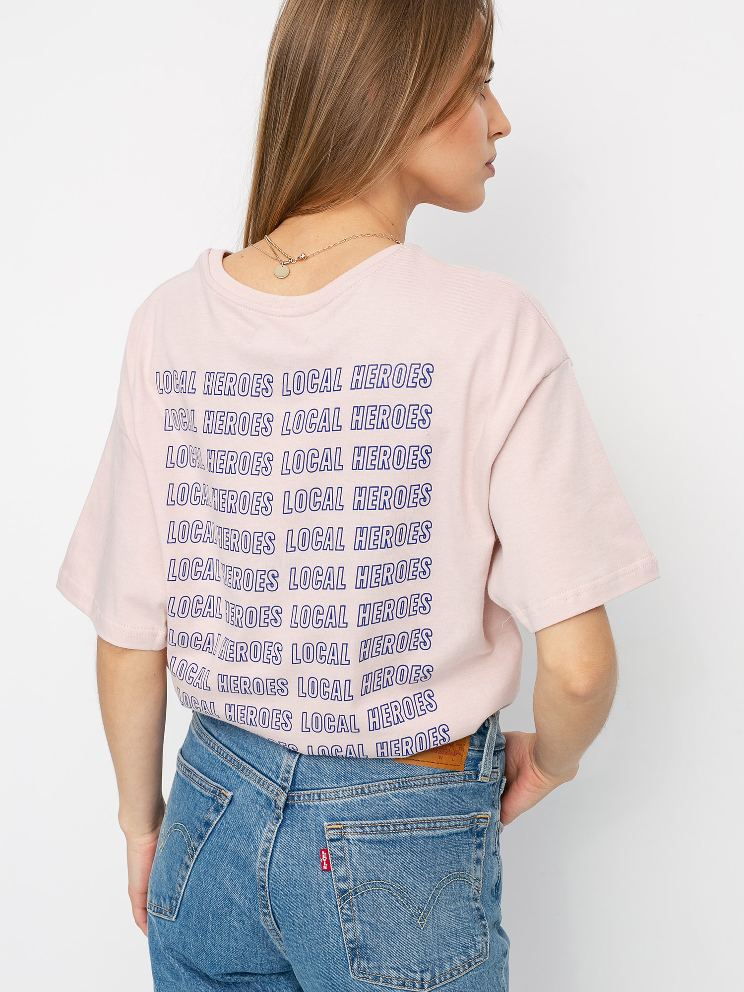 T-shirt Local Heroes Breaking Wmn (dusty pink)