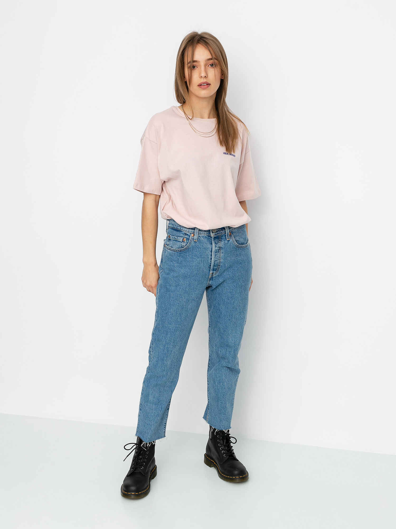 T-shirt Local Heroes Breaking Wmn (dusty pink)