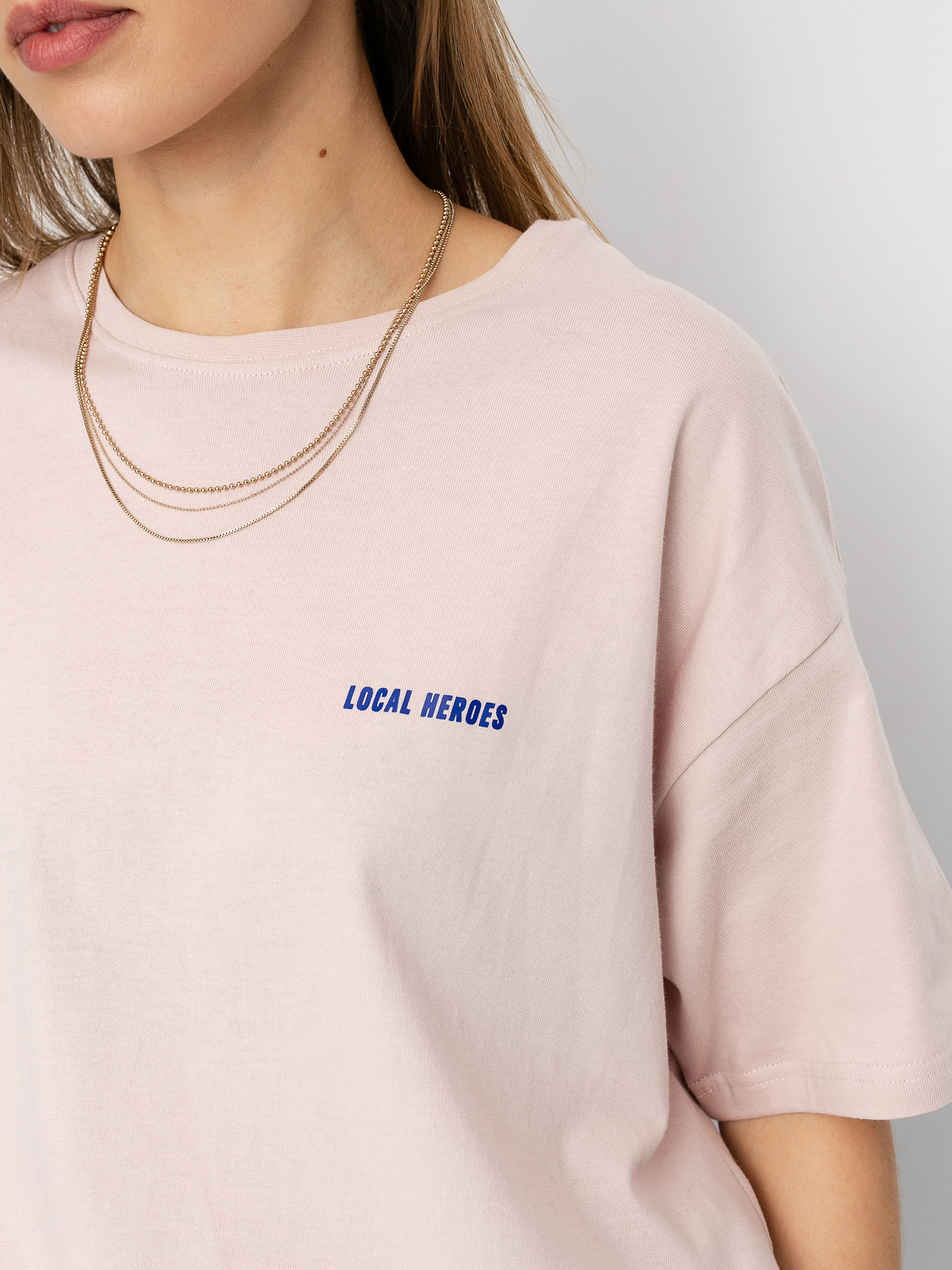 T-shirt Local Heroes Breaking Wmn (dusty pink)