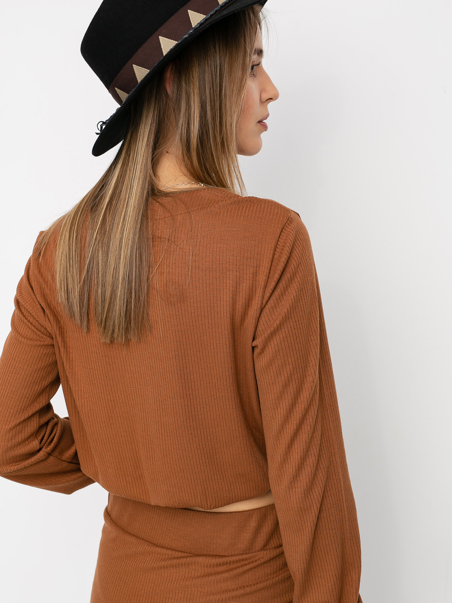 Longsleeve Brixton Daria V Neck Knit Wmn (hide)