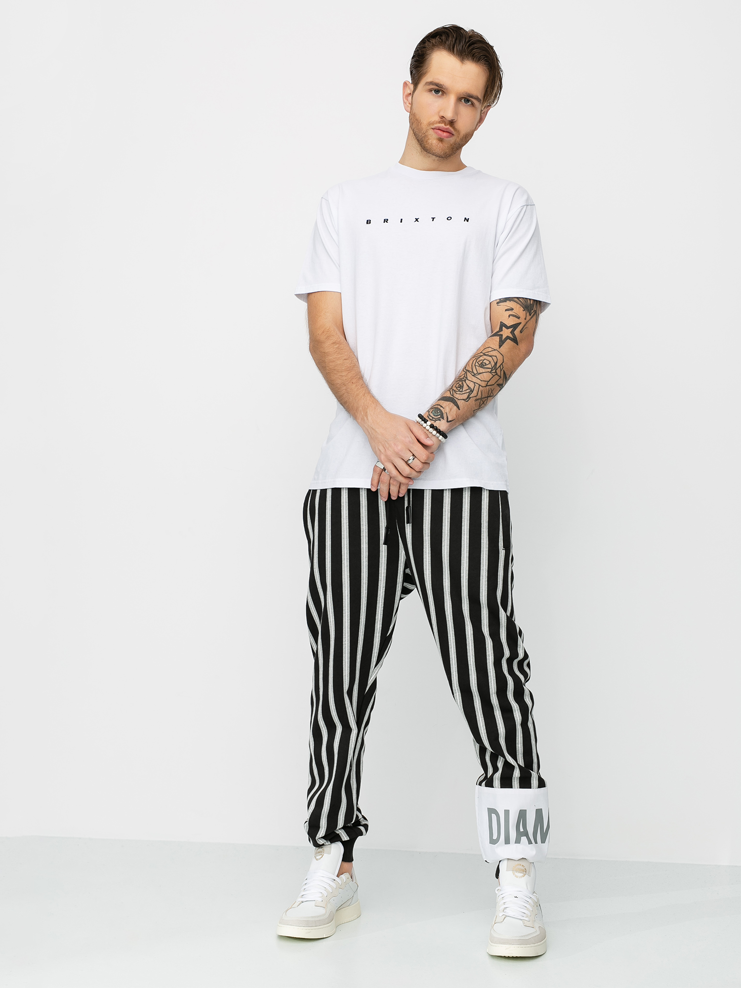 Spodnie Diamond Supply Co. Lafayette Striped (black)
