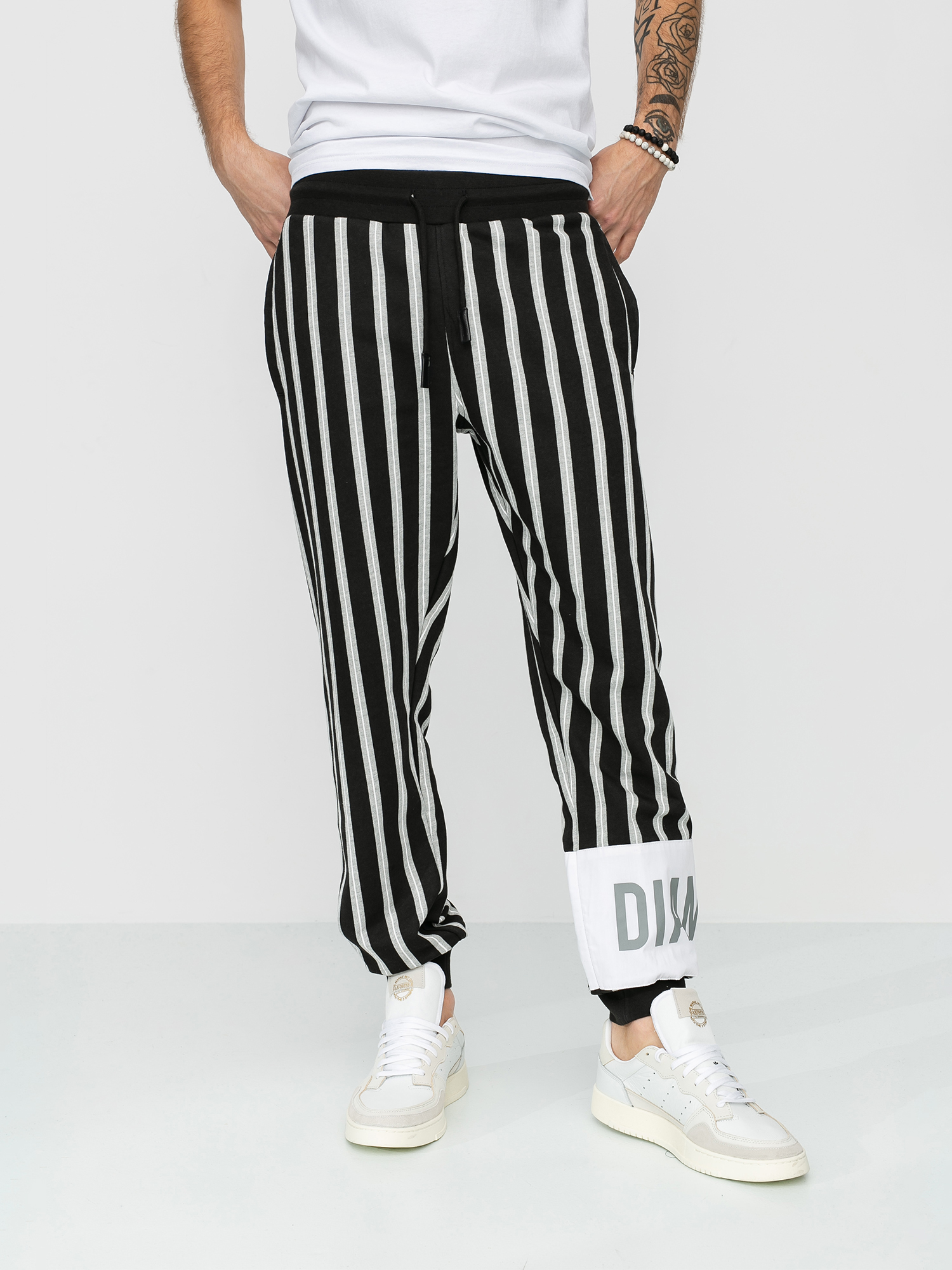 Spodnie Diamond Supply Co. Lafayette Striped (black)