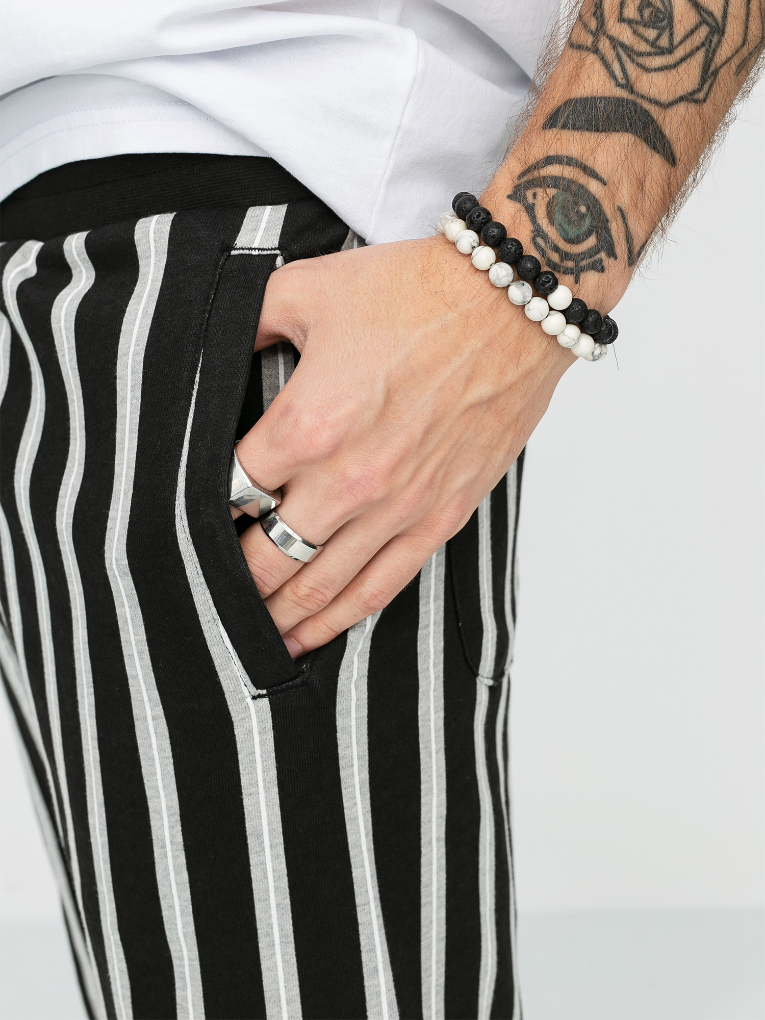 Spodnie Diamond Supply Co. Lafayette Striped (black)