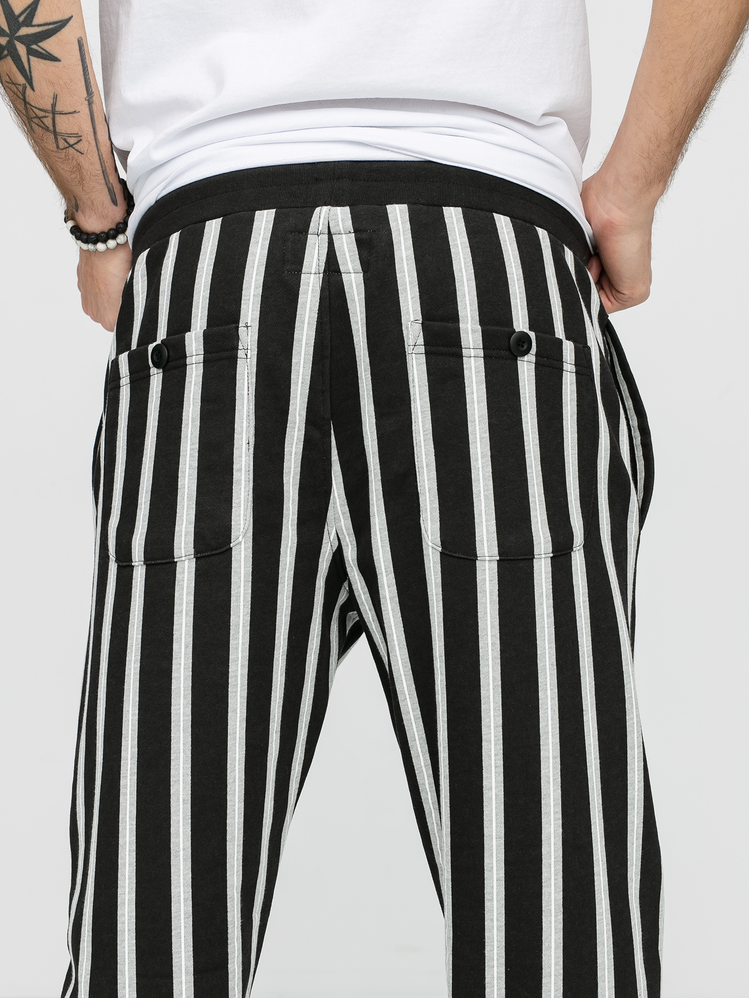 Spodnie Diamond Supply Co. Lafayette Striped (black)