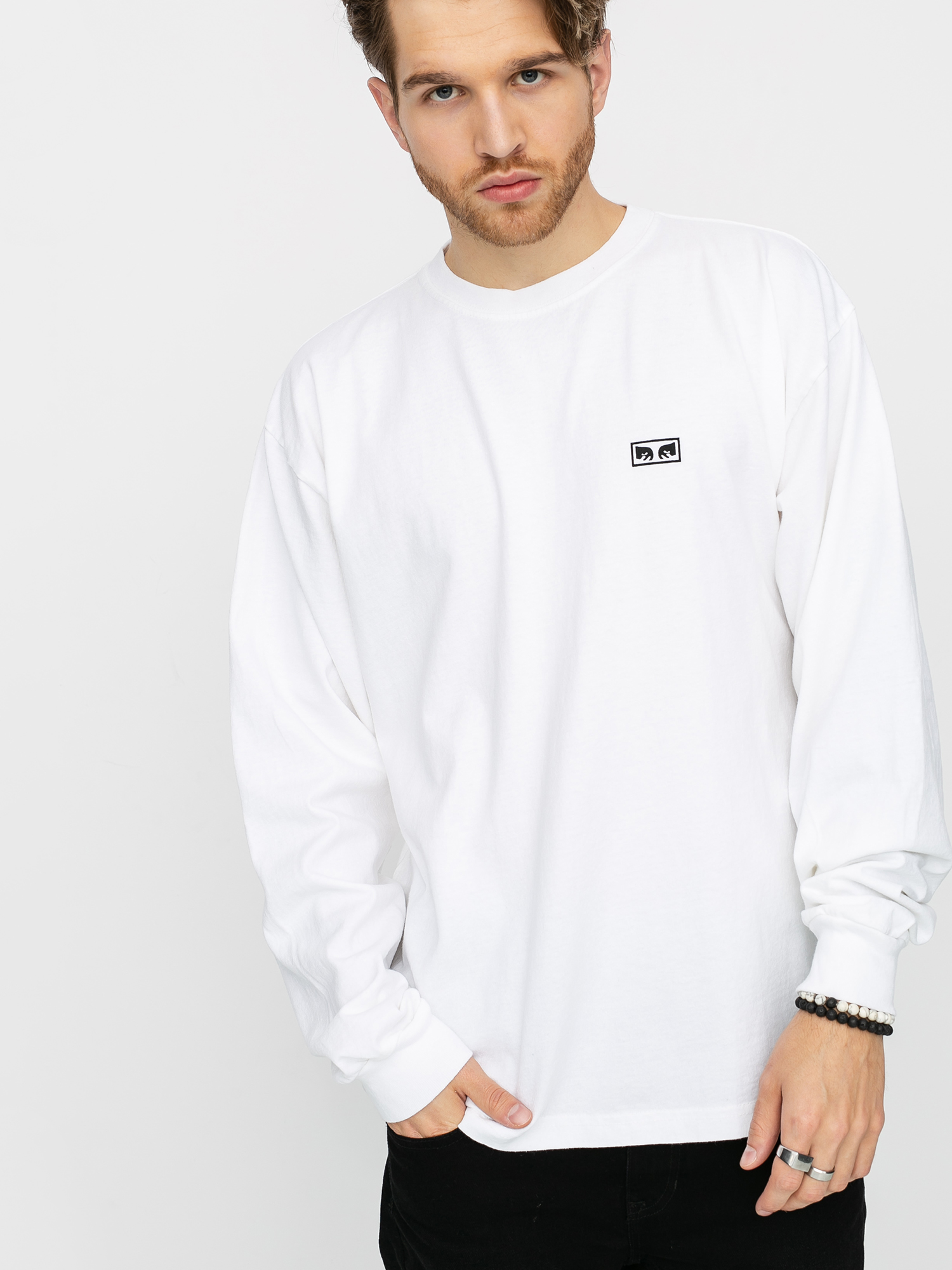 Longsleeve OBEY Obey Eyes 3 (white)