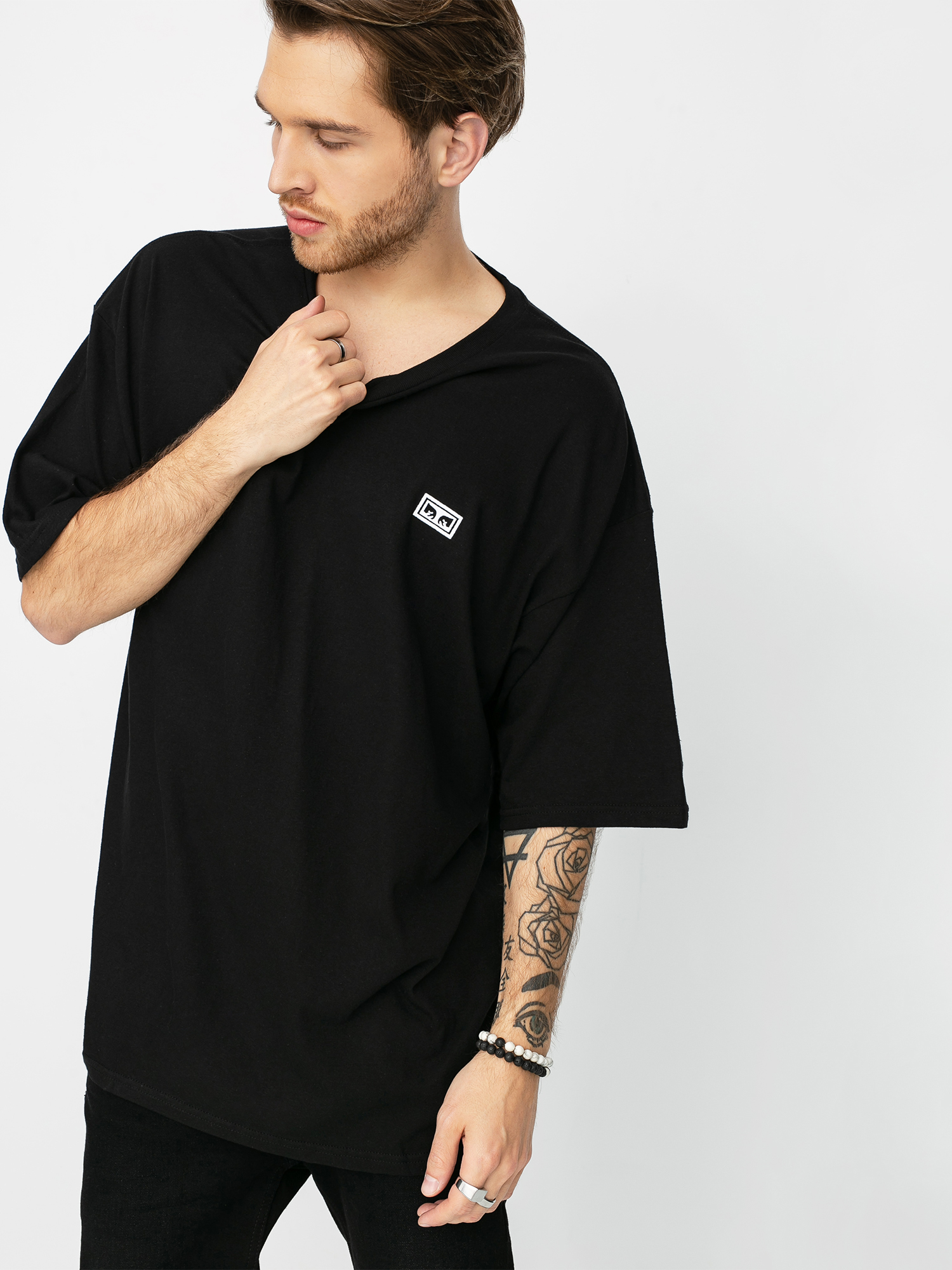 T-shirt OBEY Obey Jumbled Eyes 2 (black)