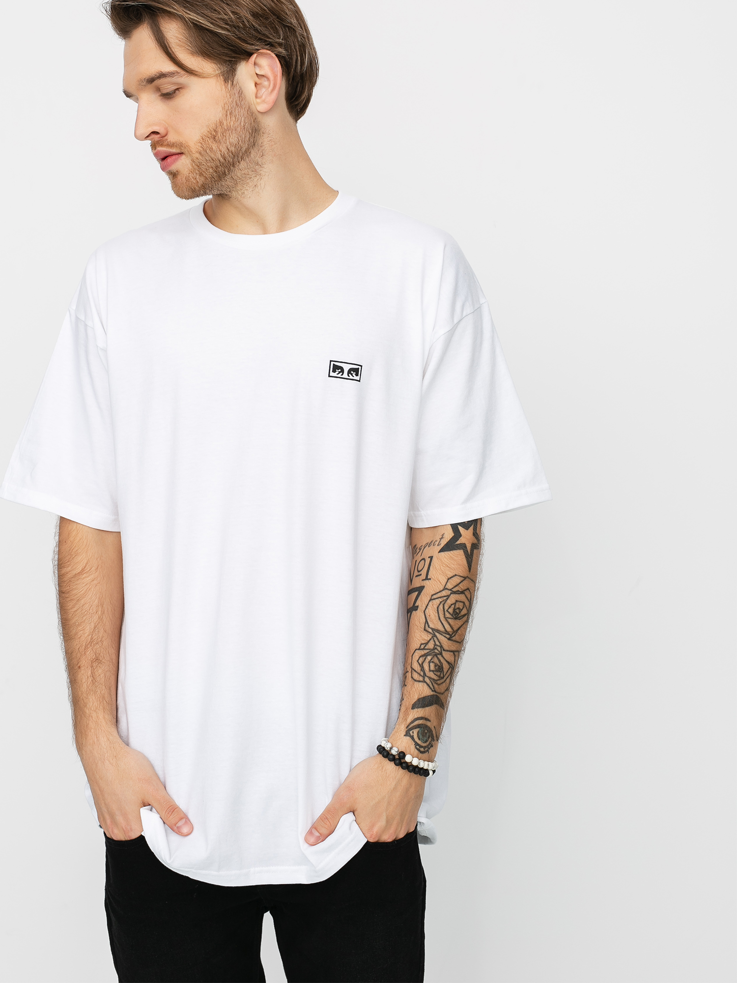 T-shirt OBEY Obey Jumbled Eyes 2 (white)