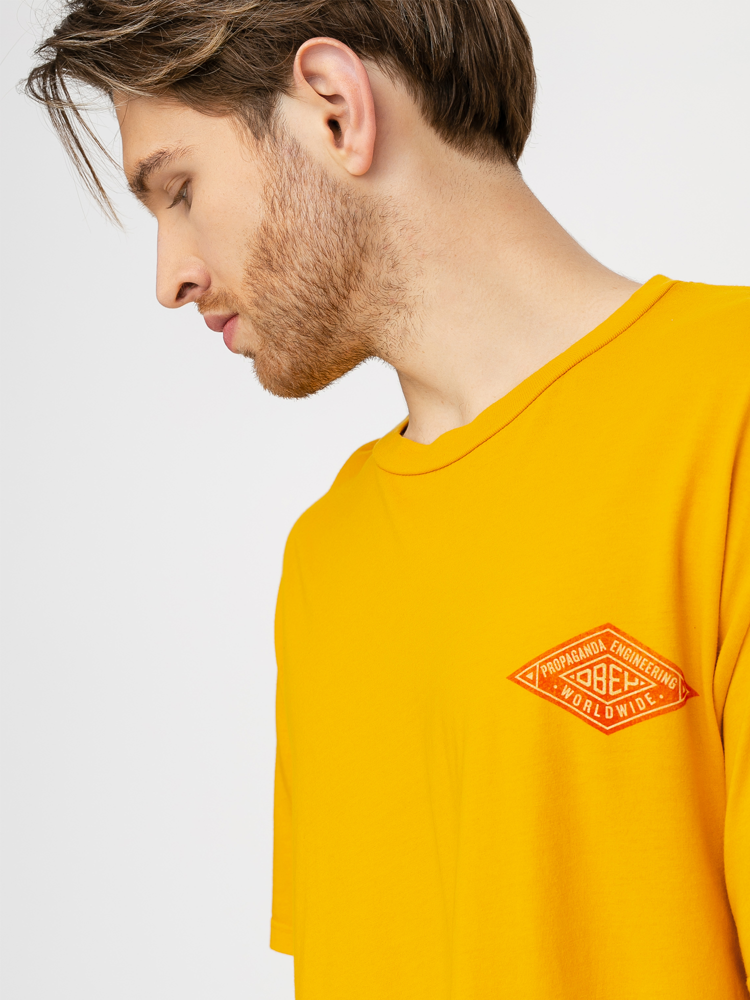 T-shirt OBEY Obey Prop. Engineering (mellow yellow)