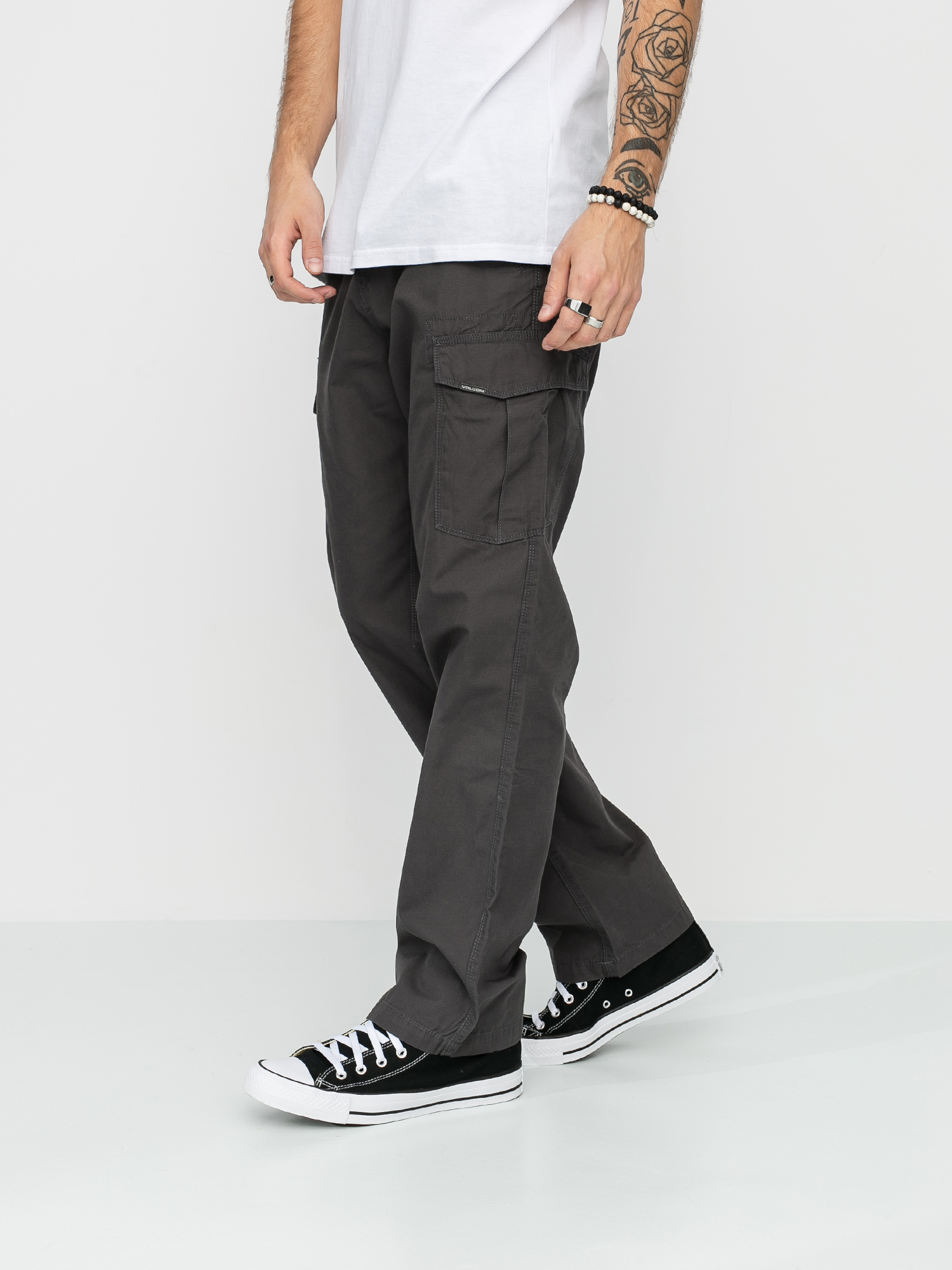 Spodnie Volcom Miter II Cargo (dark grey)