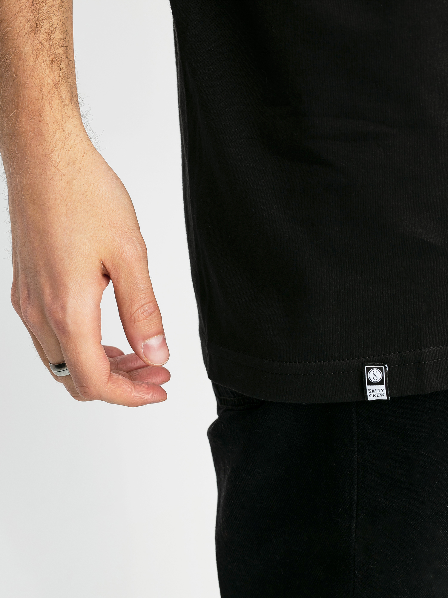 Koszulka Salty Crew Fishstone (black)