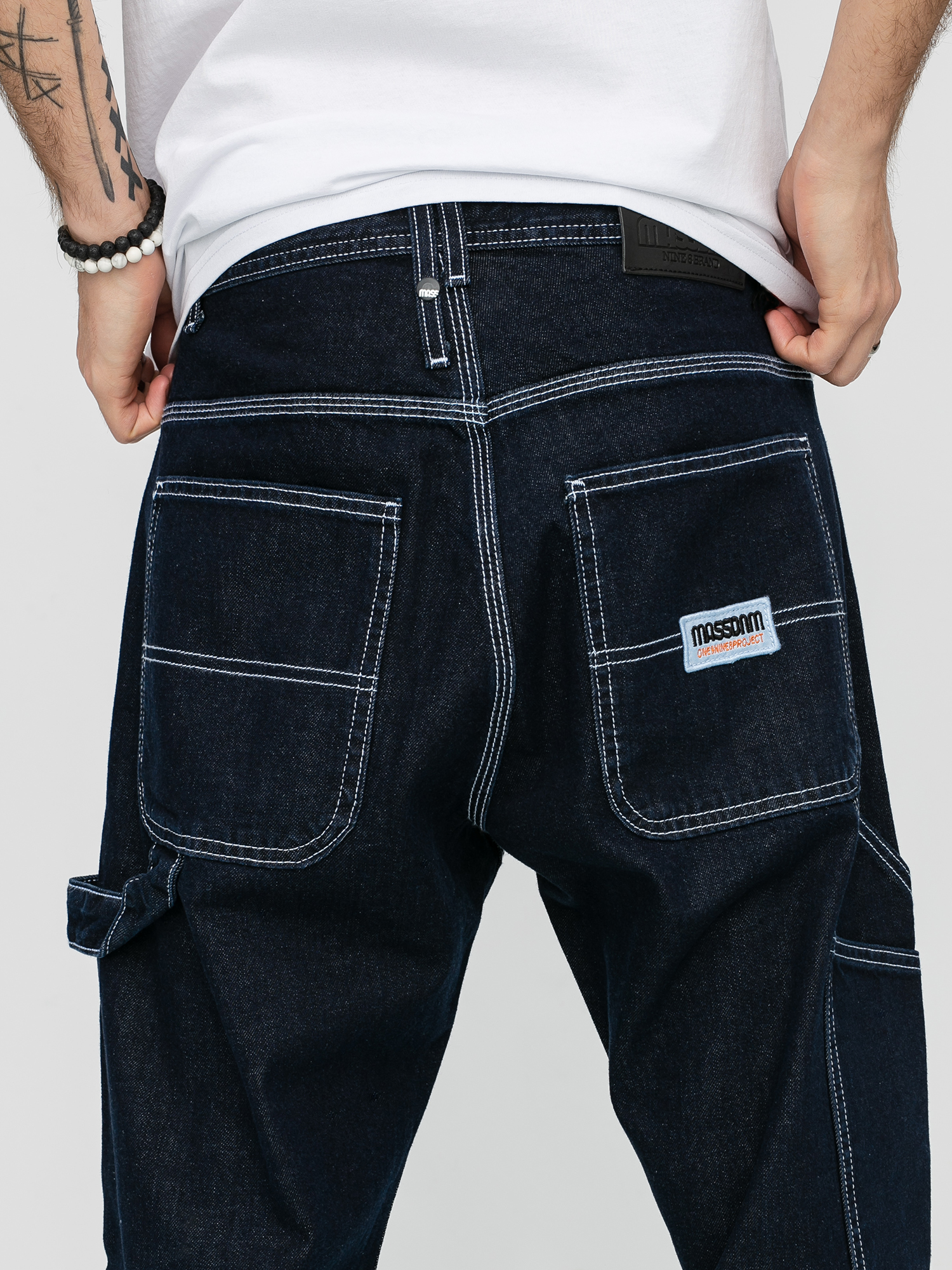 Spodnie MassDnm Worker Jeans (rinse)