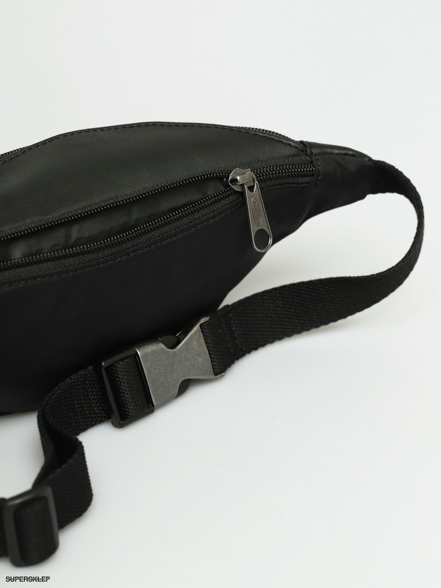 eastpak springer black ink leather