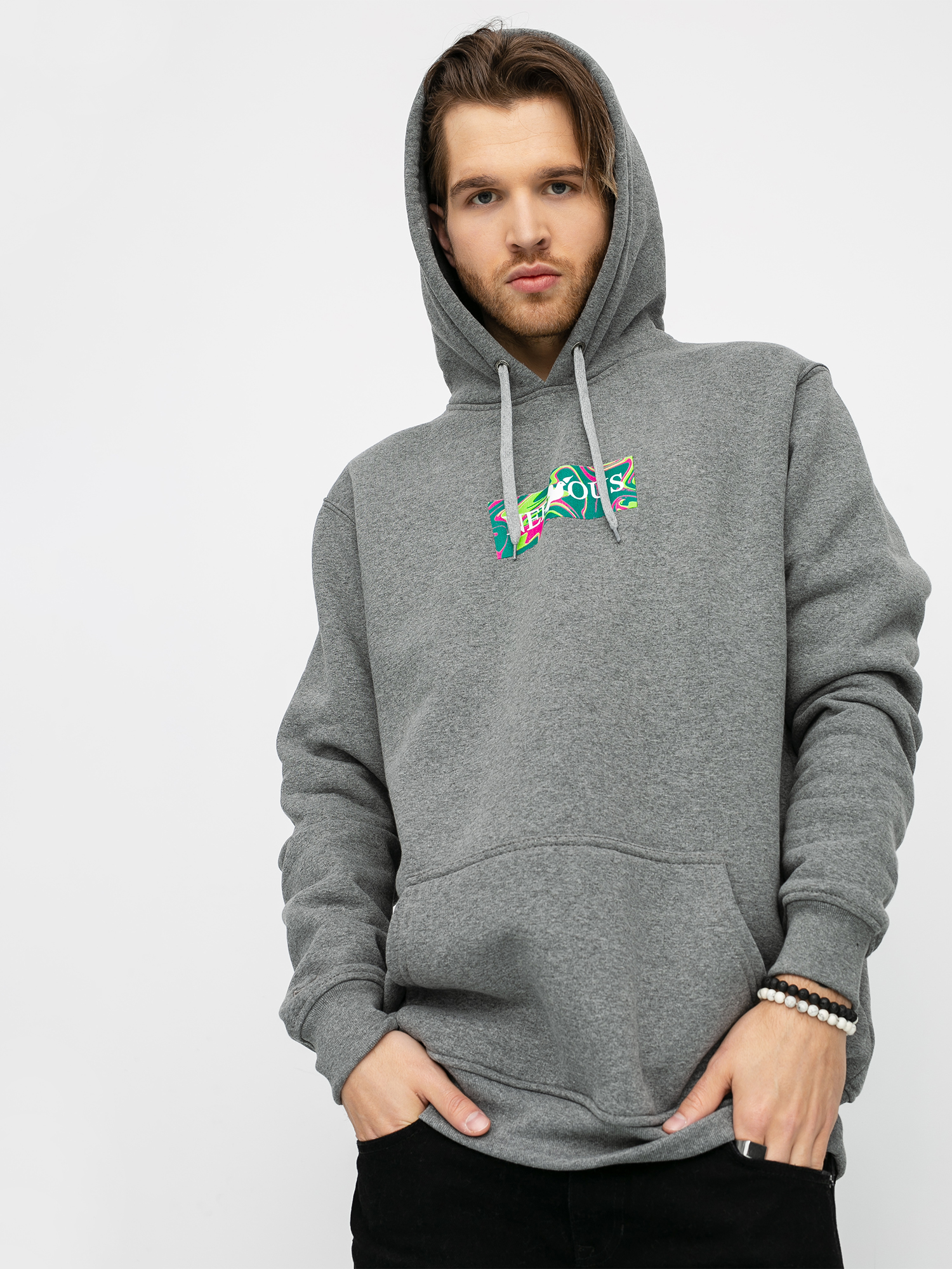 Bluza z kapturem Nervous Acid Box HD (grey)