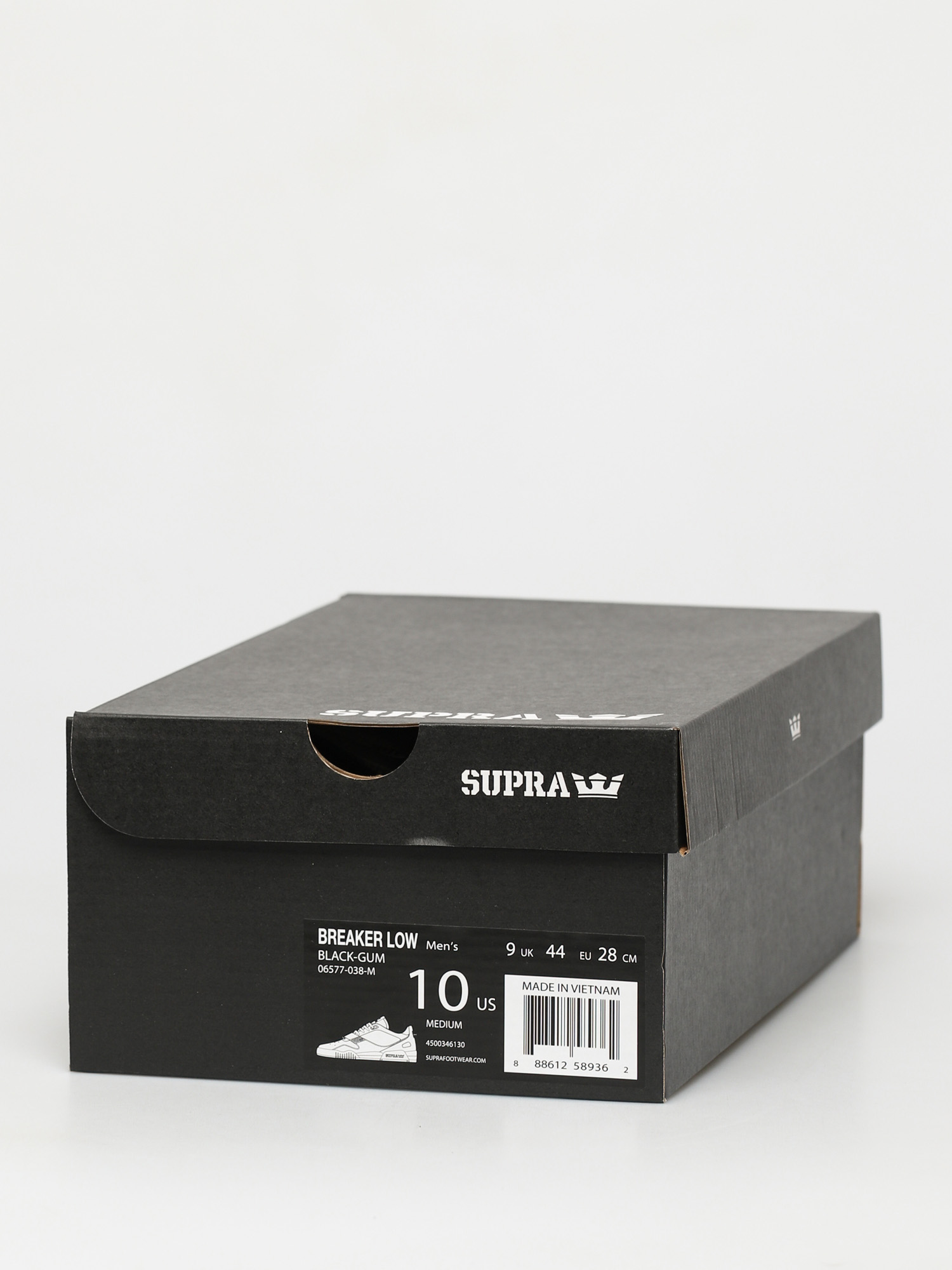 Buty Supra Breaker Low (black gum)