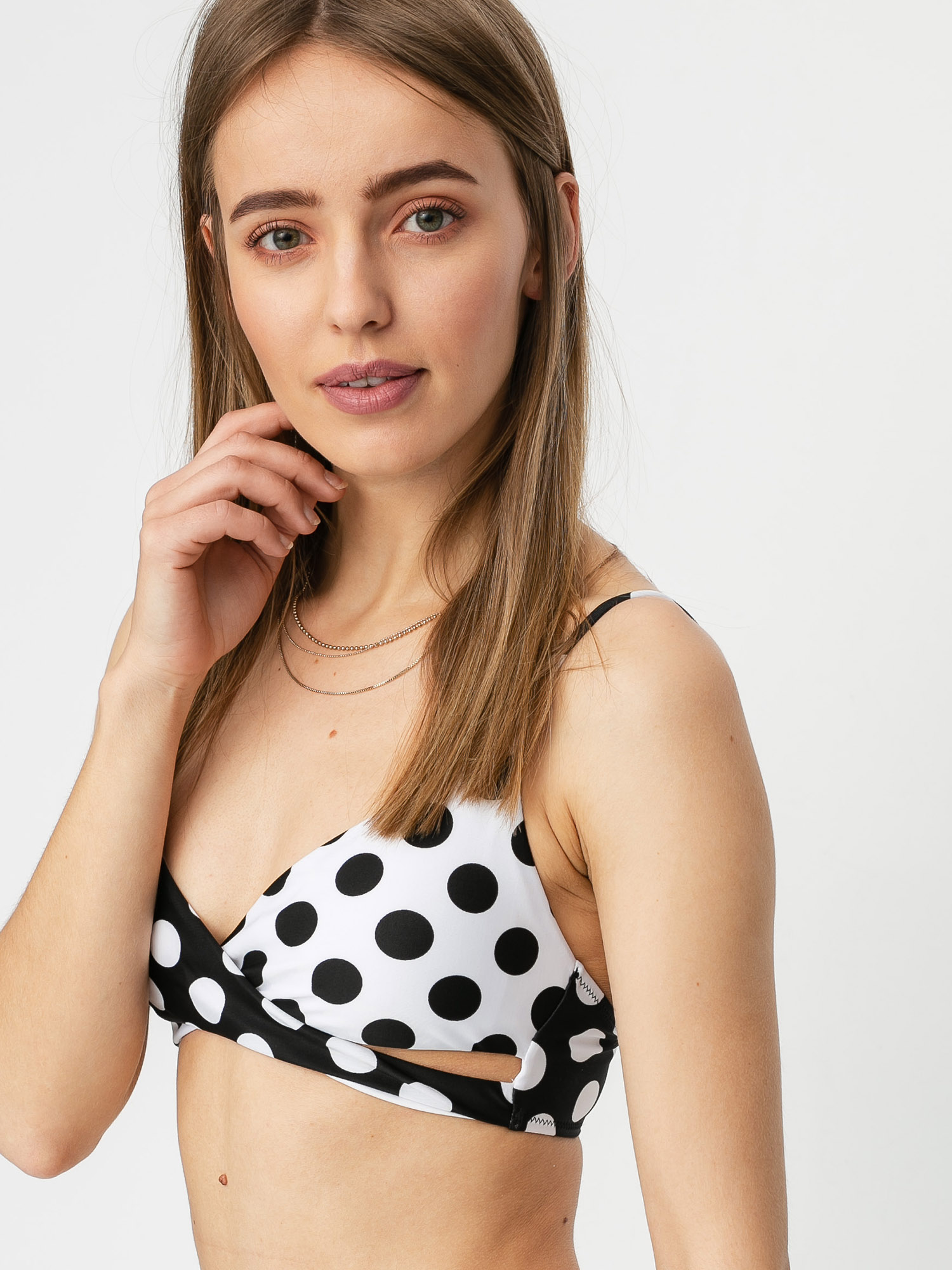 Góra od bikini Volcom Its A New Dot Crop Wmn (black)