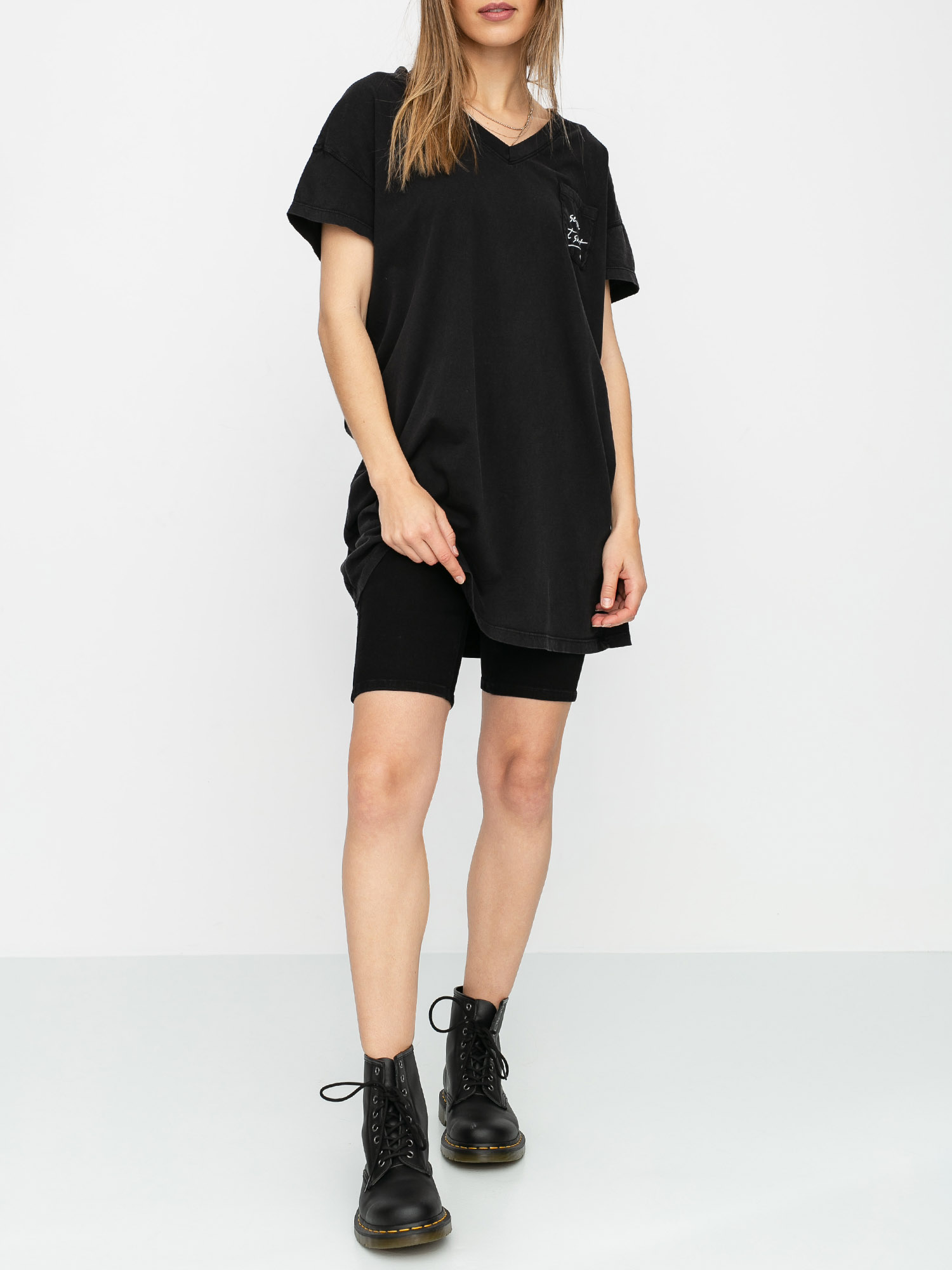 Szorty Volcom Liberator Wmn (premium wash black)
