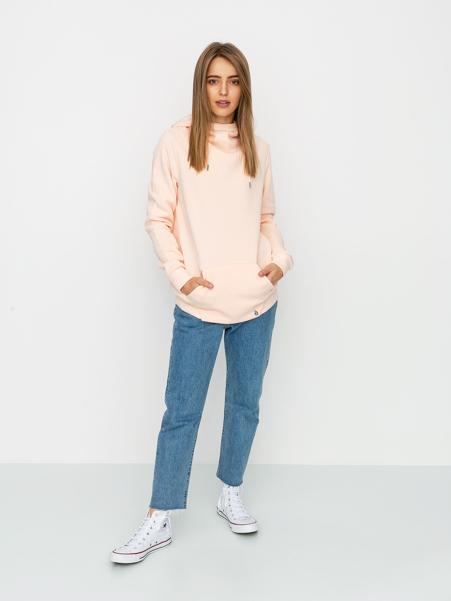 Bluza Volcom Walk On By High Neck Wmn (light peach)