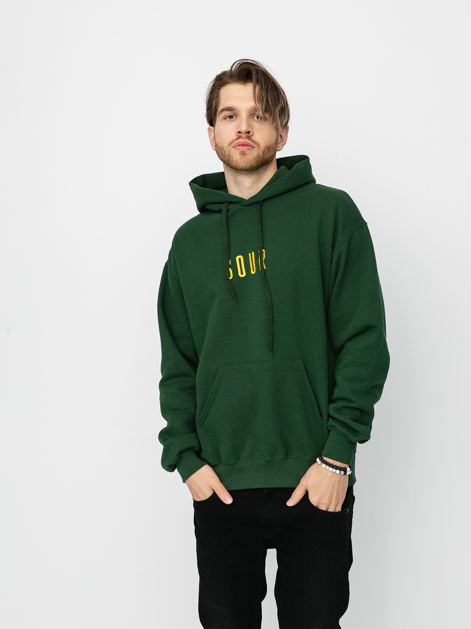 Bluza z kapturem Sour Solution Sour Army (bottle green)