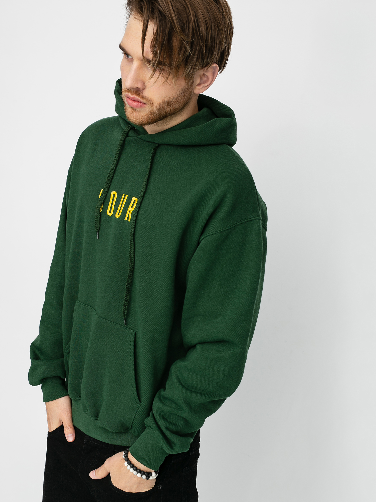 Bluza z kapturem Sour Solution Sour Army (bottle green)