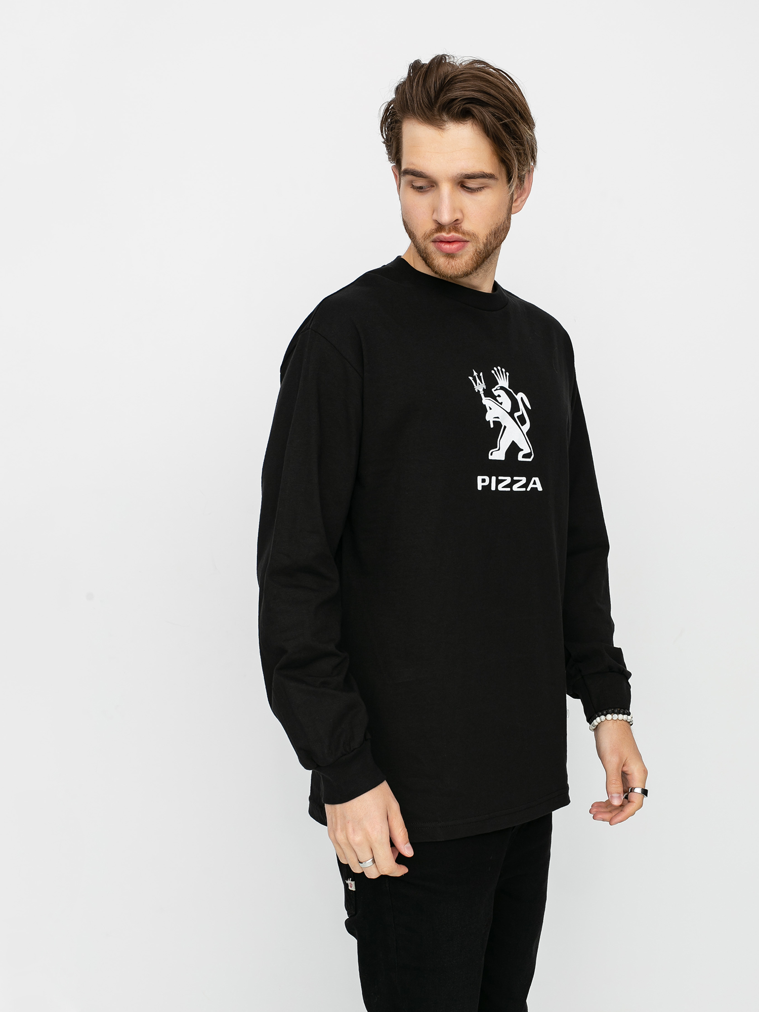 Longsleeve Pizza Skateboards Lyon (black)