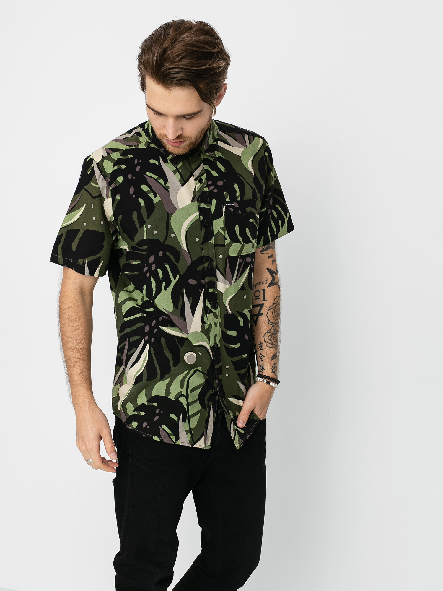 Koszula Volcom Mentawais (military)