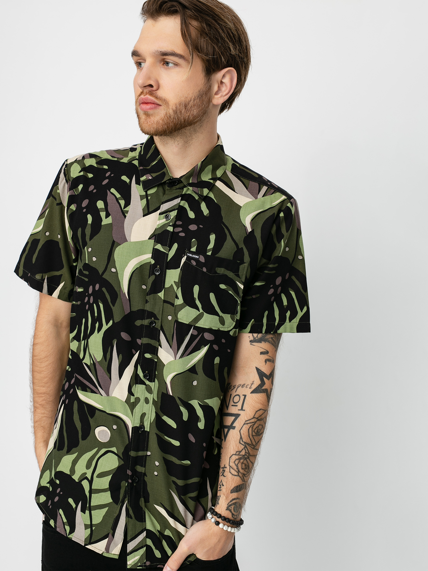 Koszula Volcom Mentawais (military)
