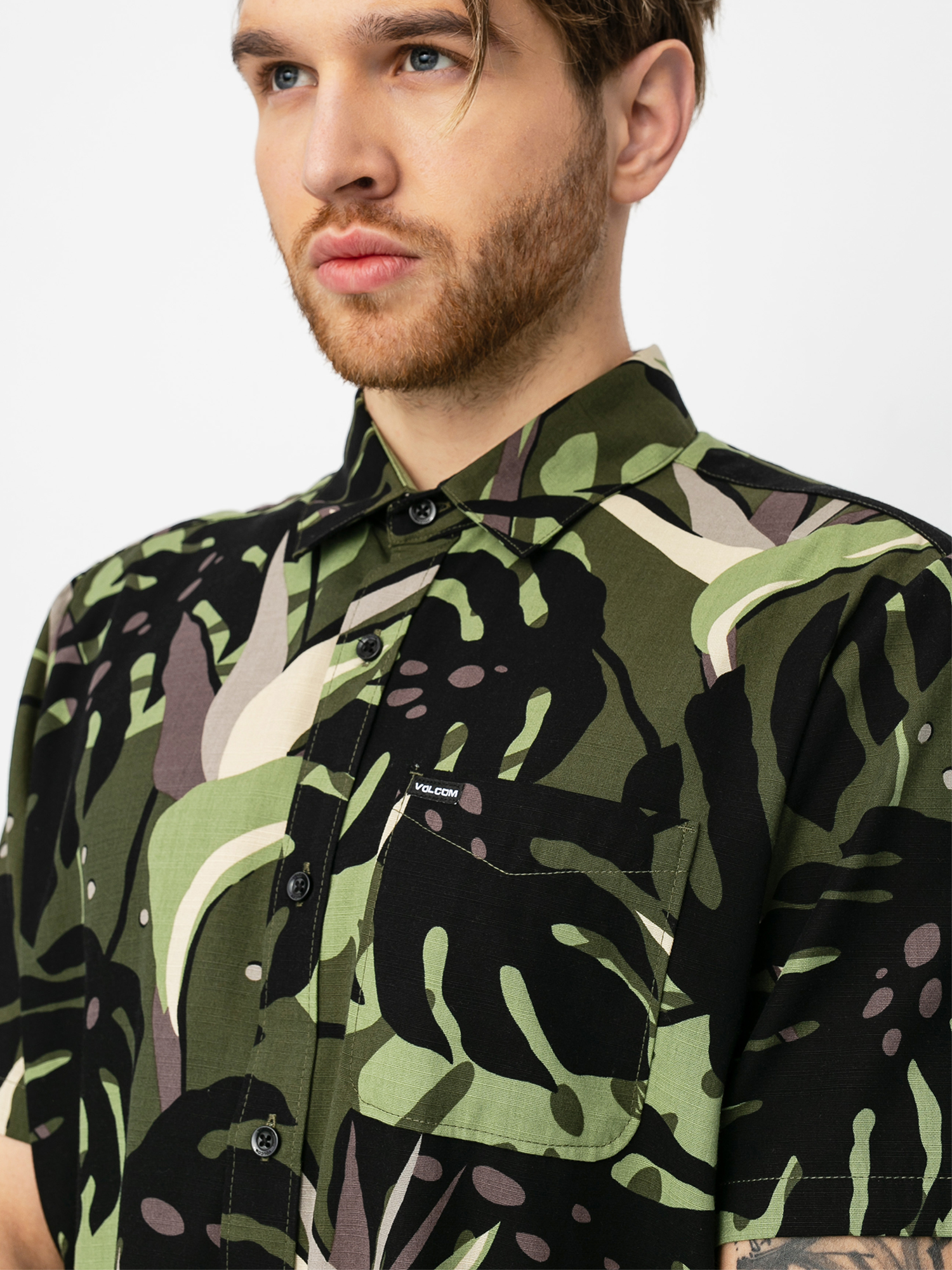 Koszula Volcom Mentawais (military)