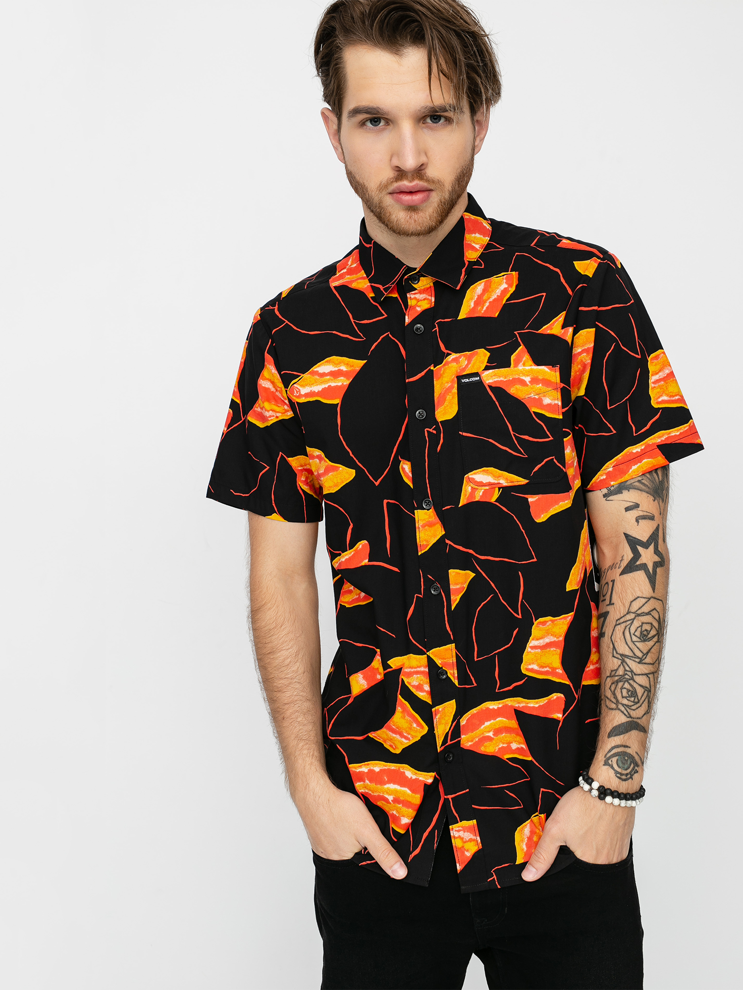 Koszula Volcom Secret Leaf (black)