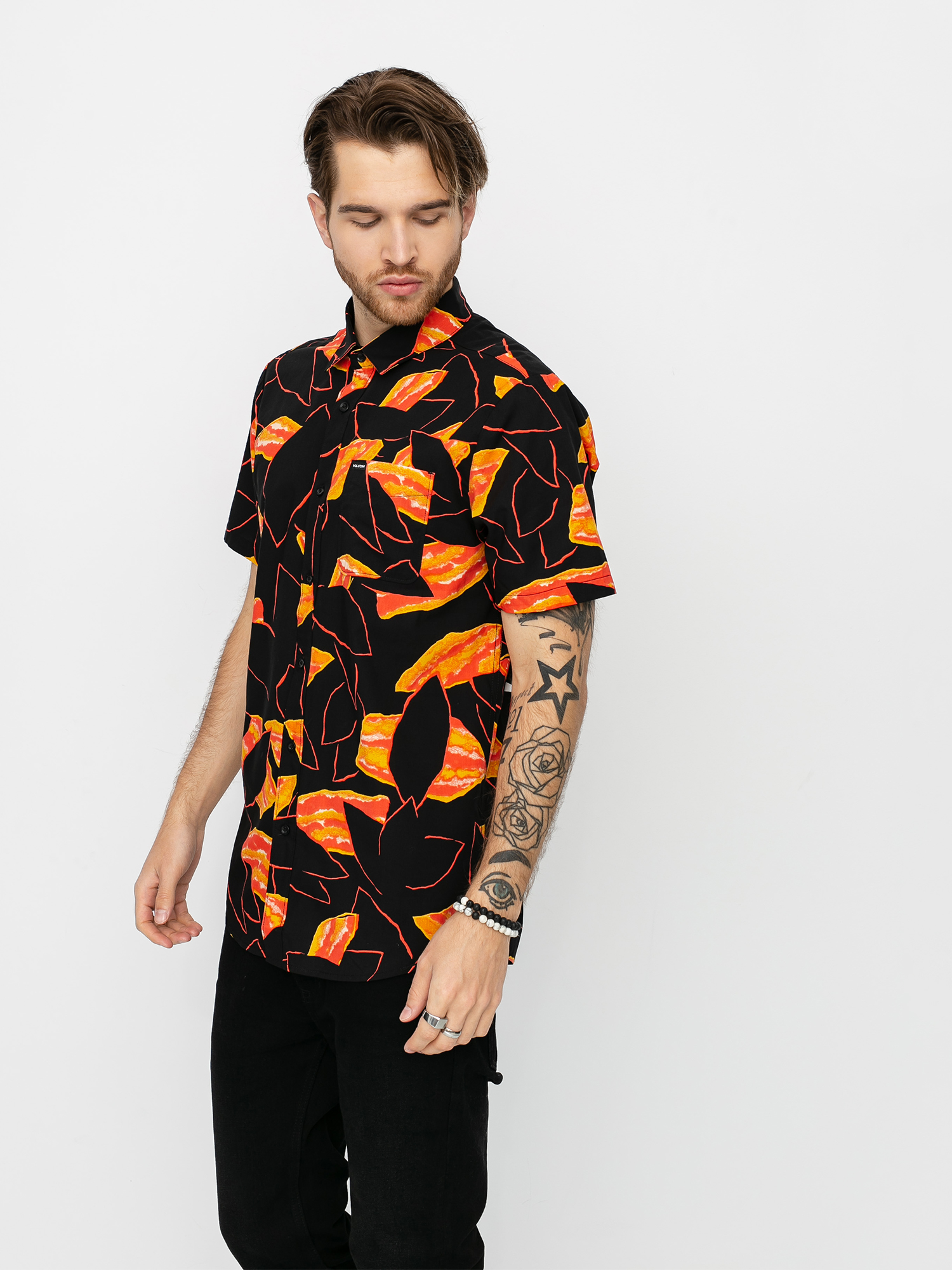 Koszula Volcom Secret Leaf (black)