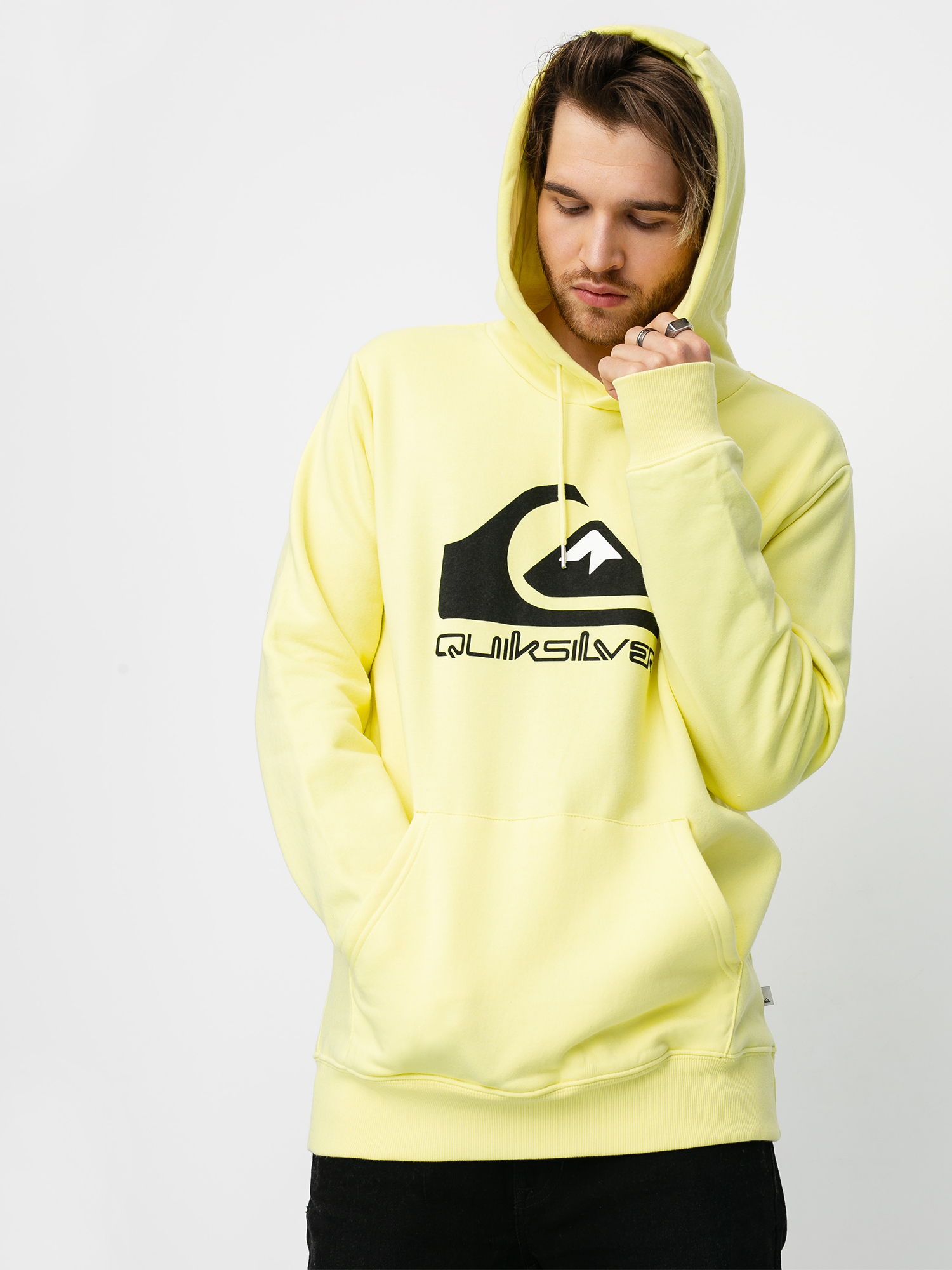 Bluza z kapturem Quiksilver Comp Logo Screen HD (charlock)