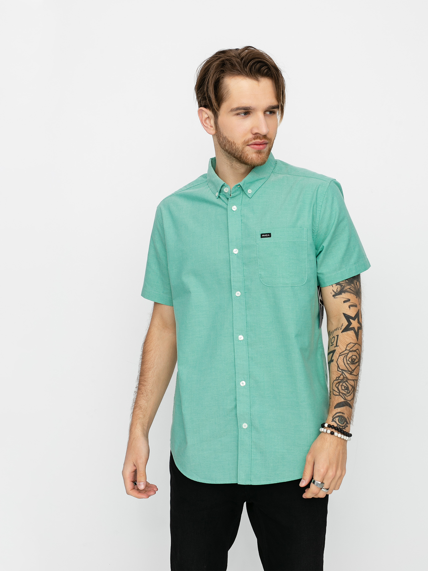 Koszula RVCA Thatll Do Stretch (vintage green)