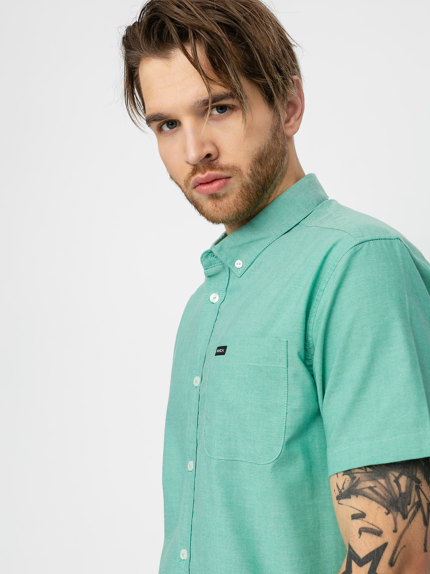 Koszula RVCA Thatll Do Stretch (vintage green)