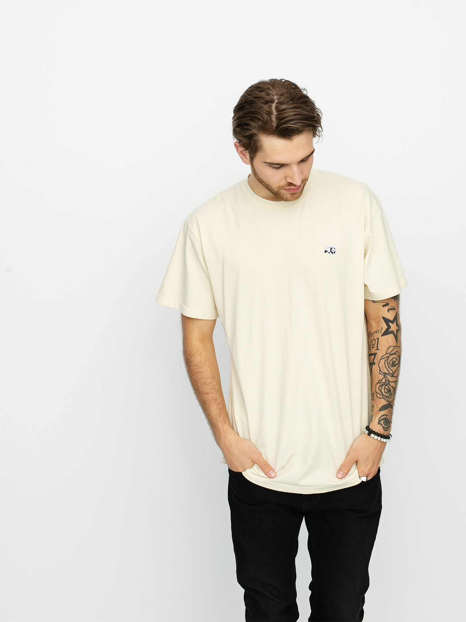 T-shirt Enjoi Premium Panda Patch (beige)