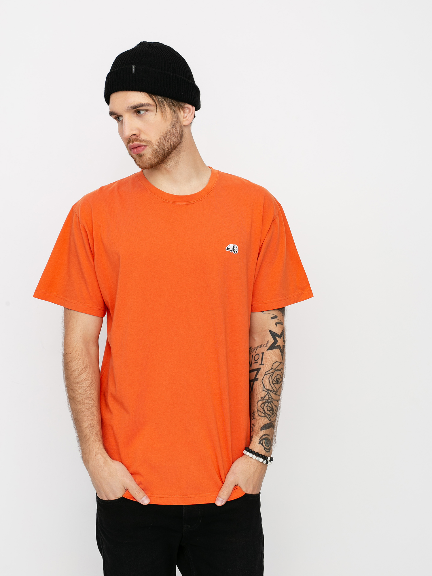 T-shirt Enjoi Premium Panda Patch (sun orange)