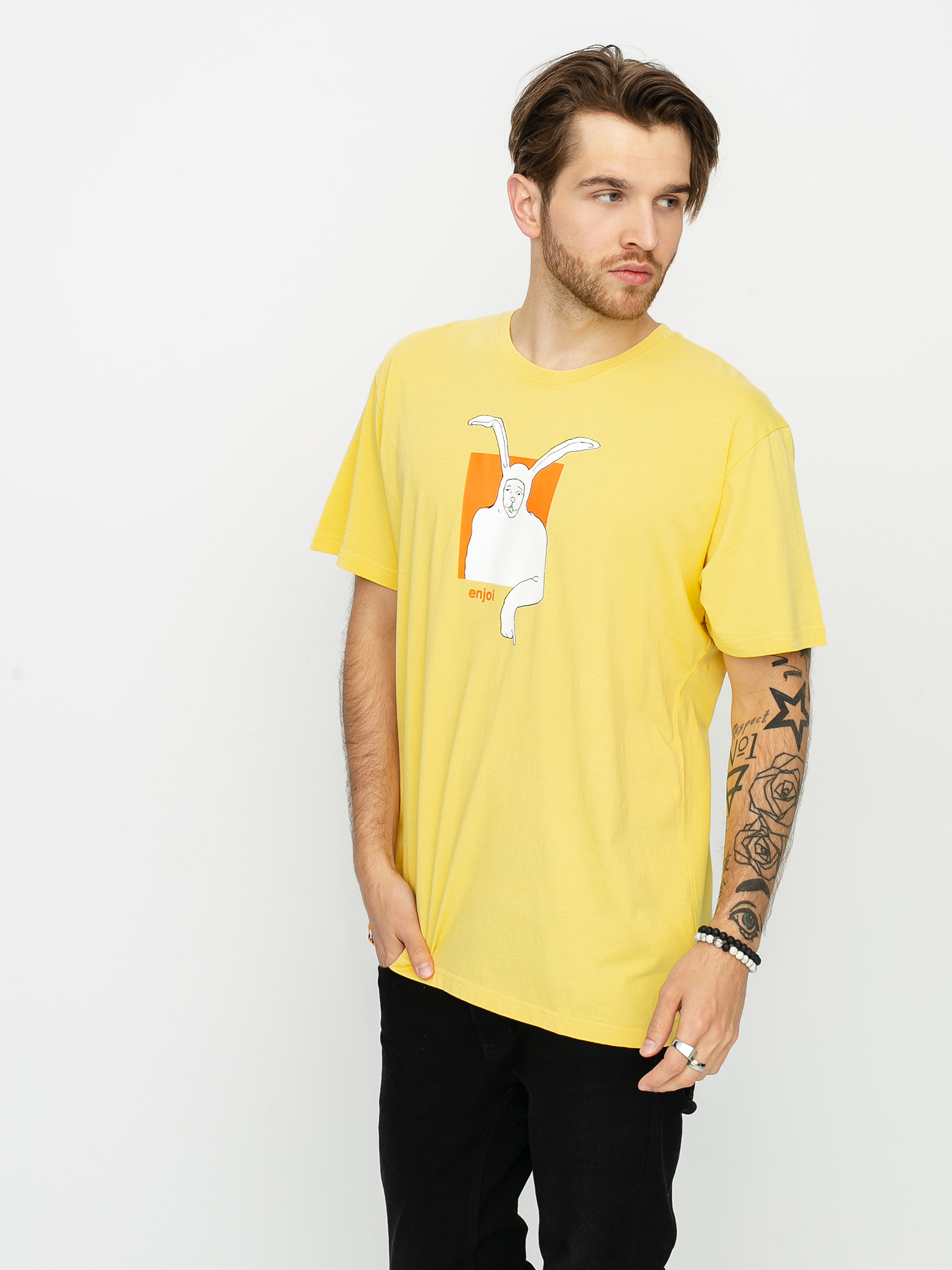 T-shirt Enjoi Tourettes (yellow)