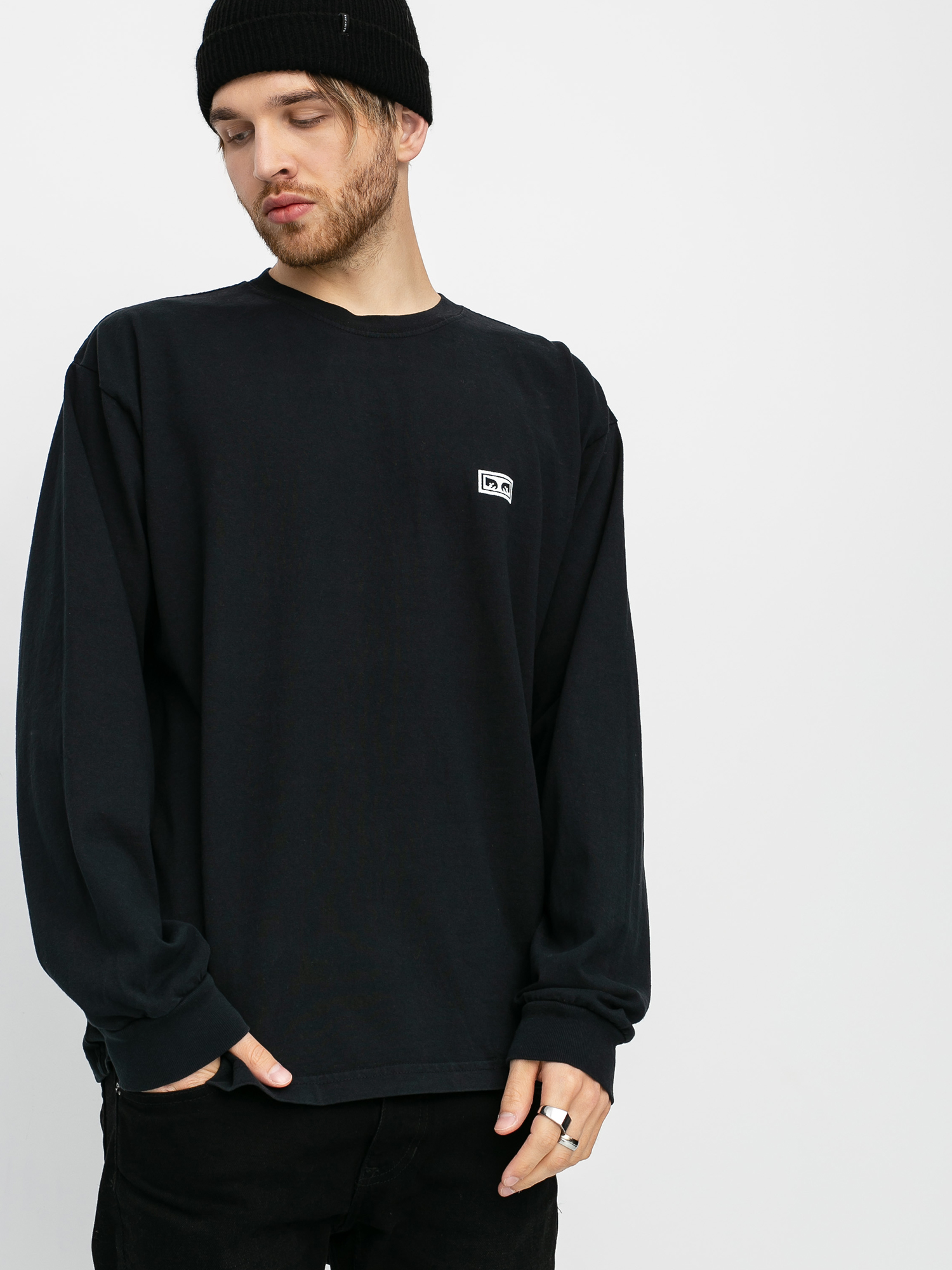 Longsleeve OBEY Obey Eyes 3 (off black)