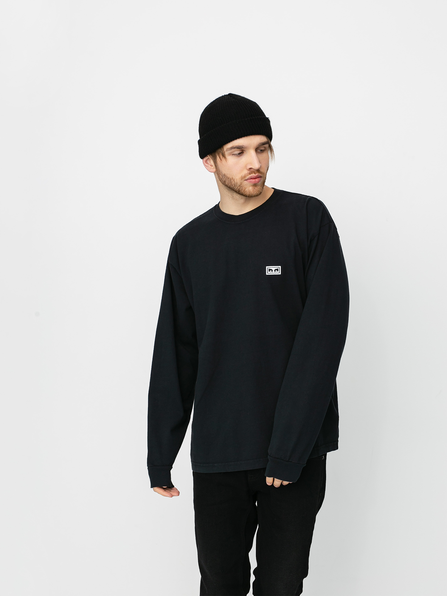 Longsleeve OBEY Obey Eyes 3 (off black)