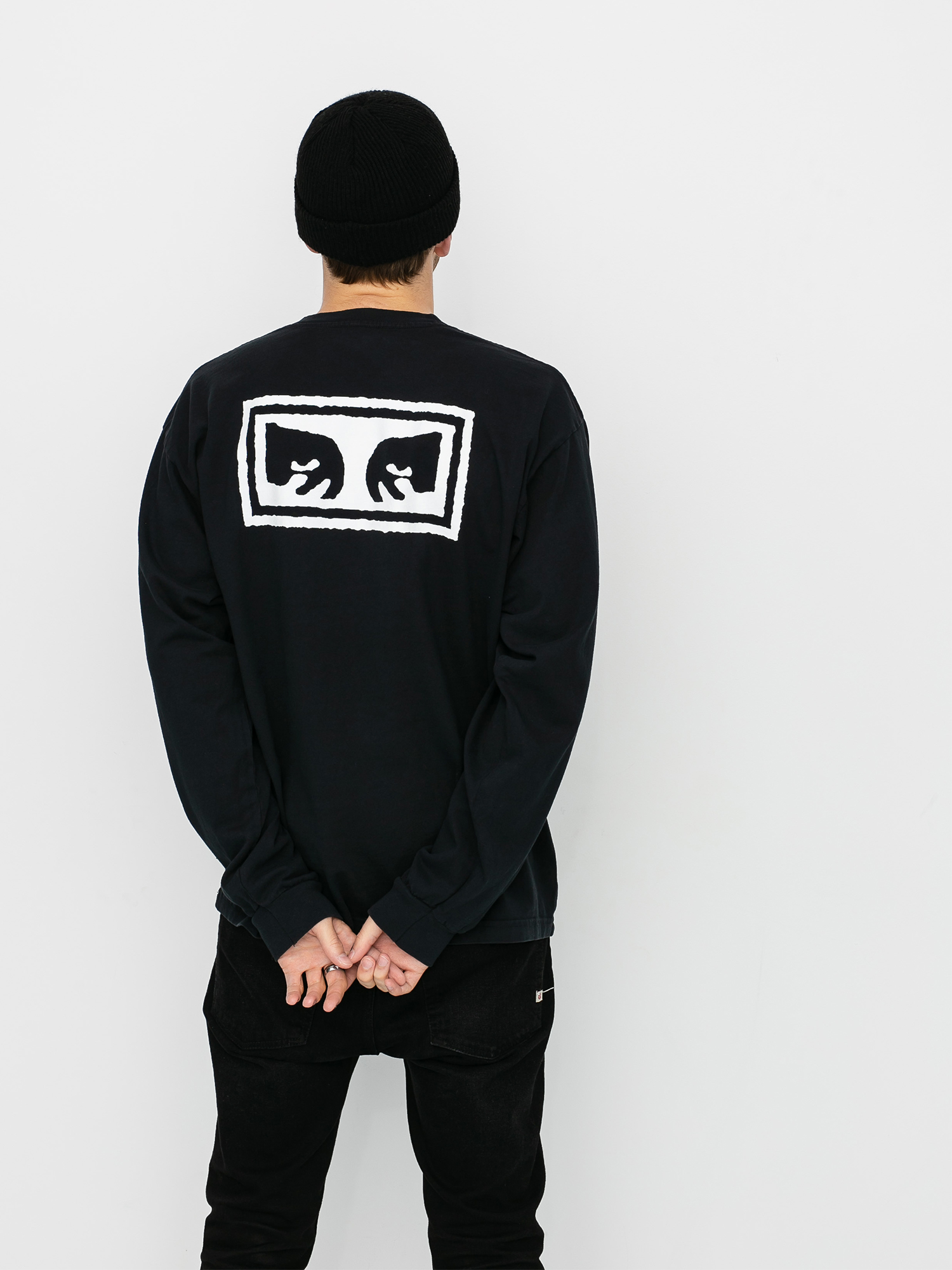 Longsleeve OBEY Obey Eyes 3 (off black)