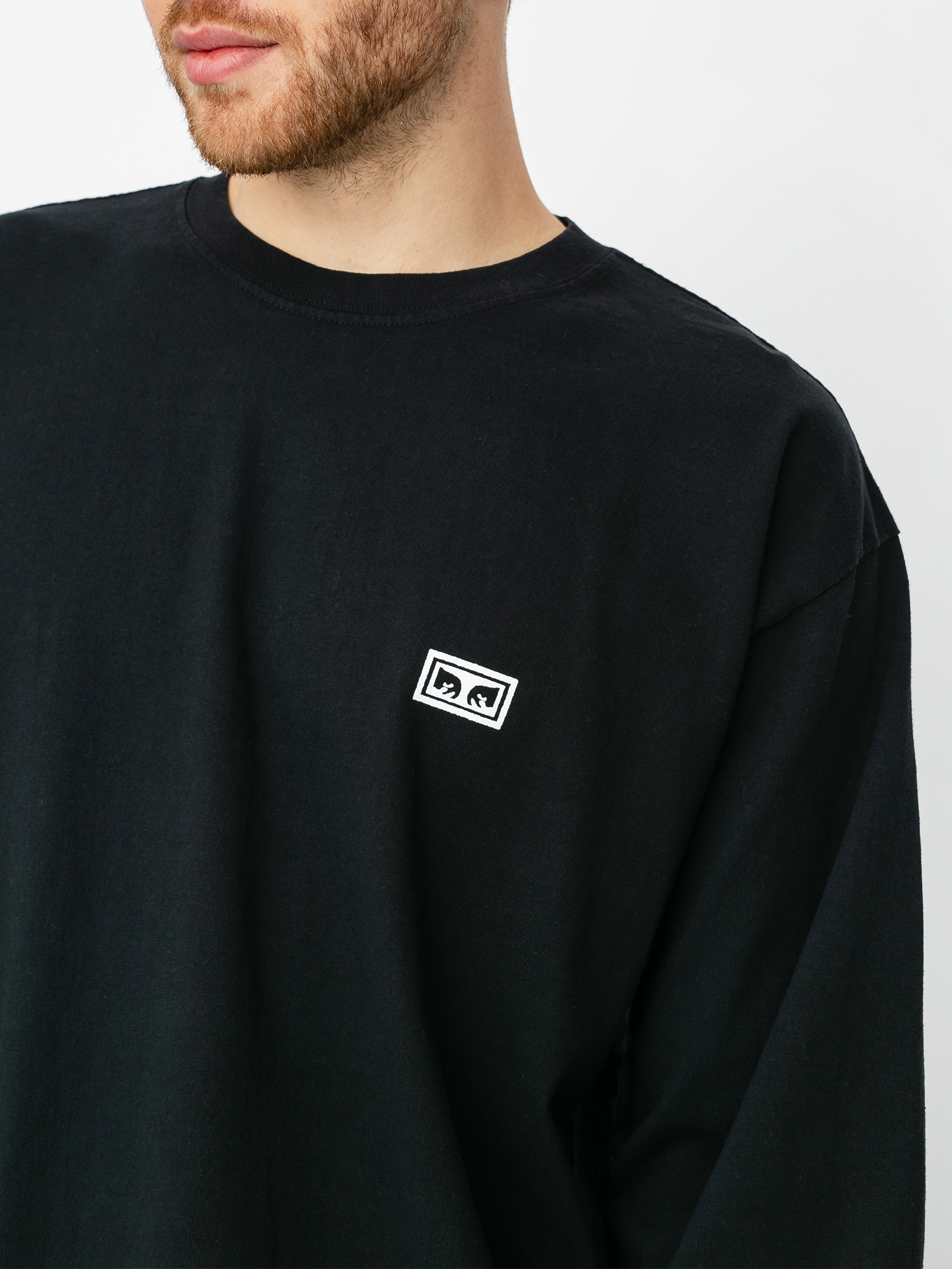 Longsleeve OBEY Obey Eyes 3 (off black)