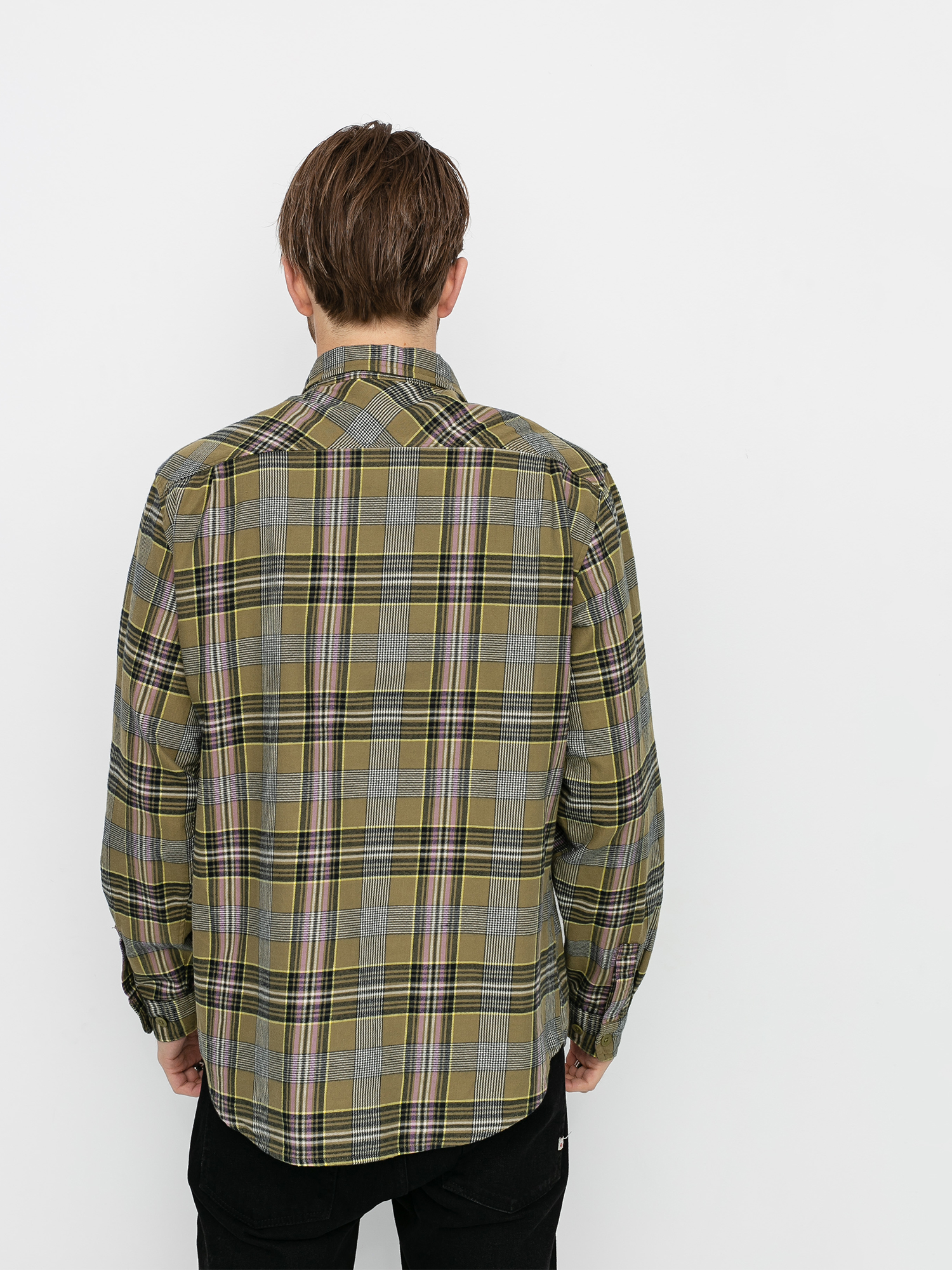 Koszula Burton Brighton Flannel (martini olive somerset plaid)