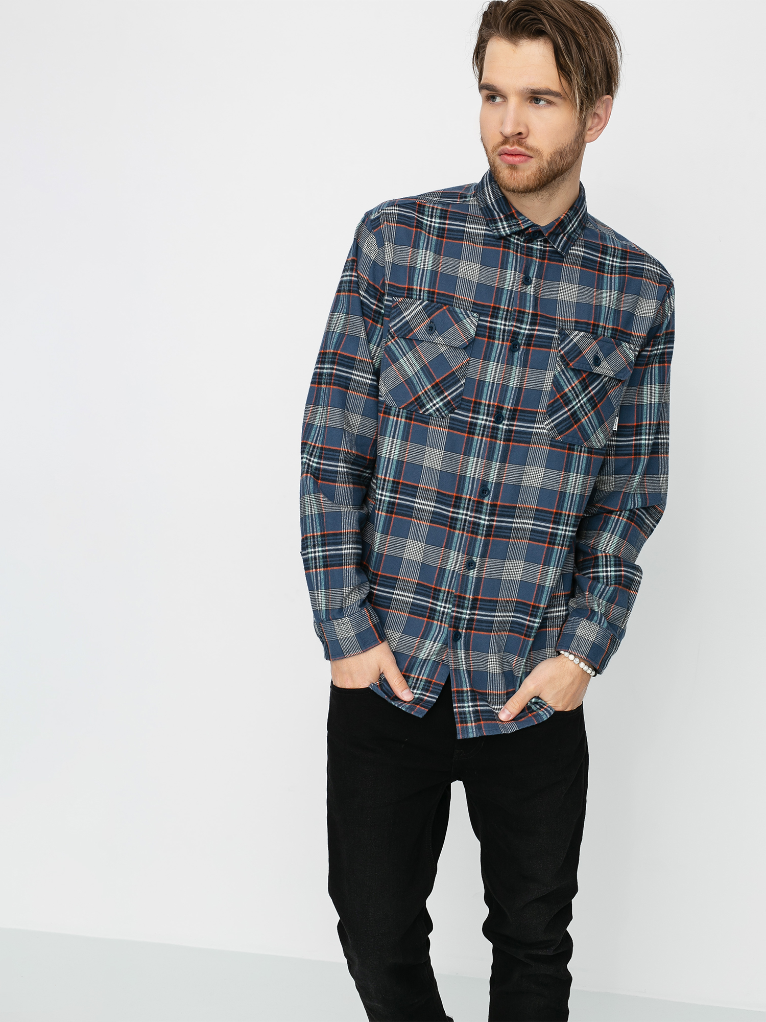 Koszula Burton Brighton Flannel (dress blue somerset)