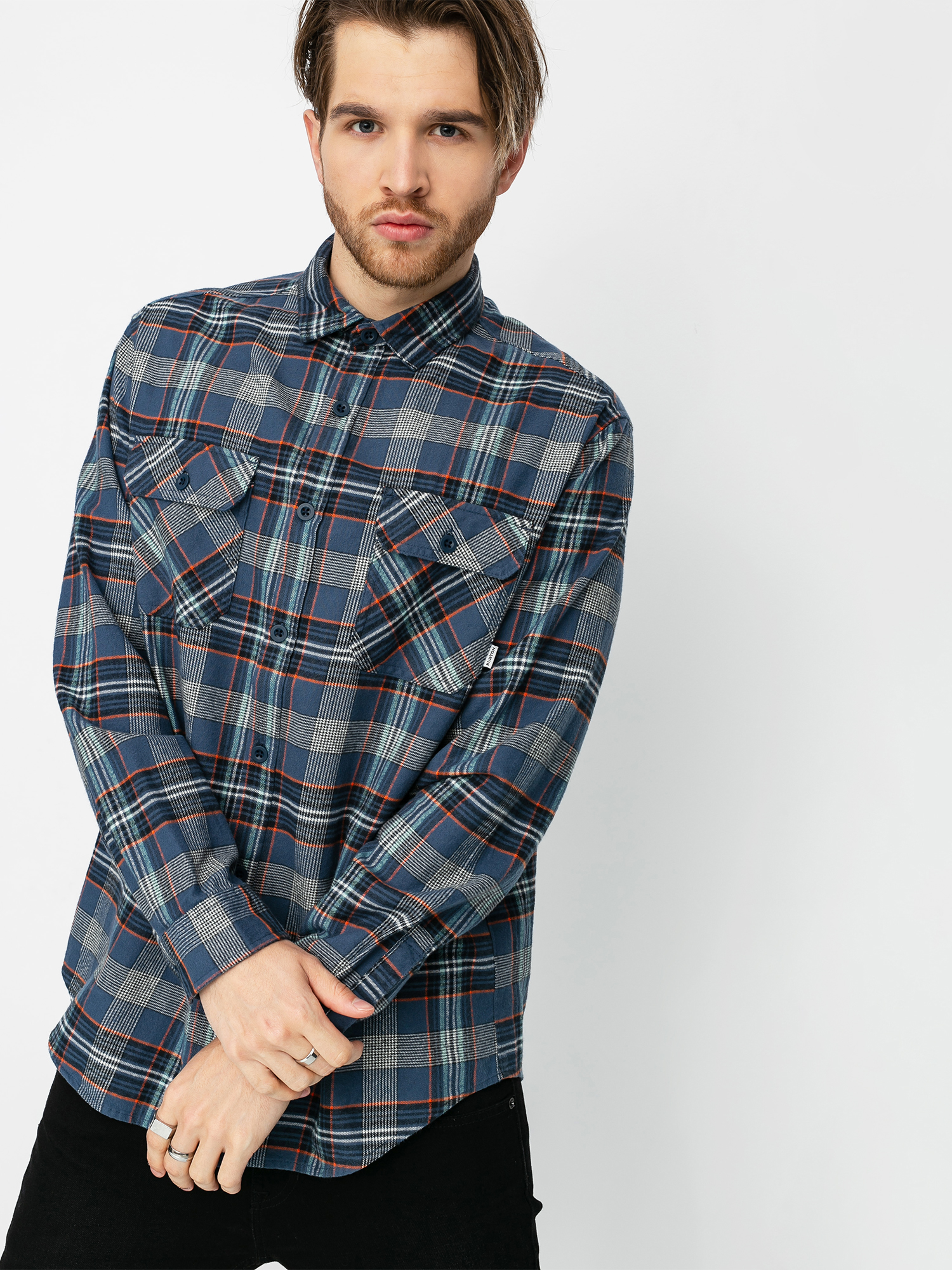 Koszula Burton Brighton Flannel (dress blue somerset)